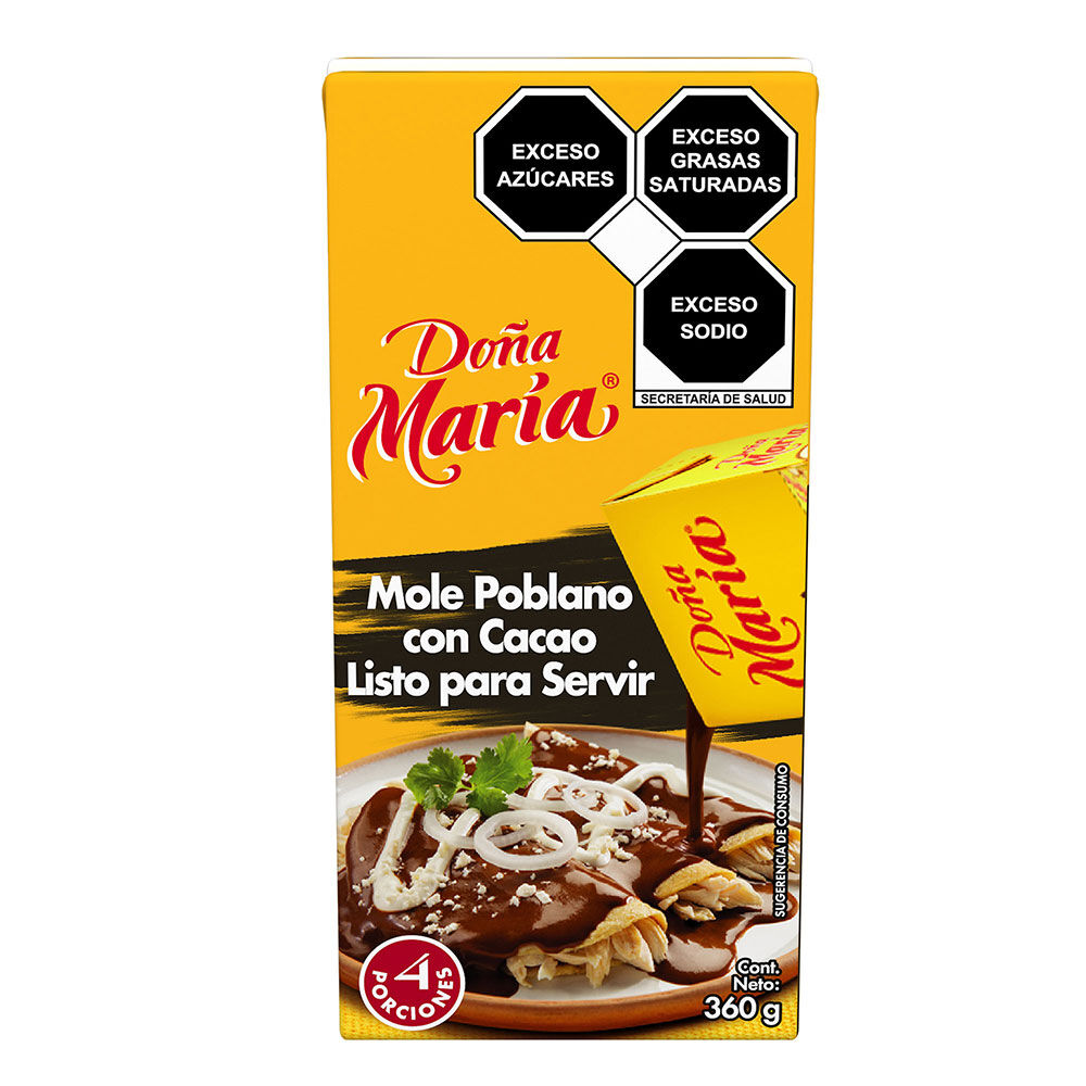 Mole Poblano C/ Chocolate Doña Maria 360.0 Gr