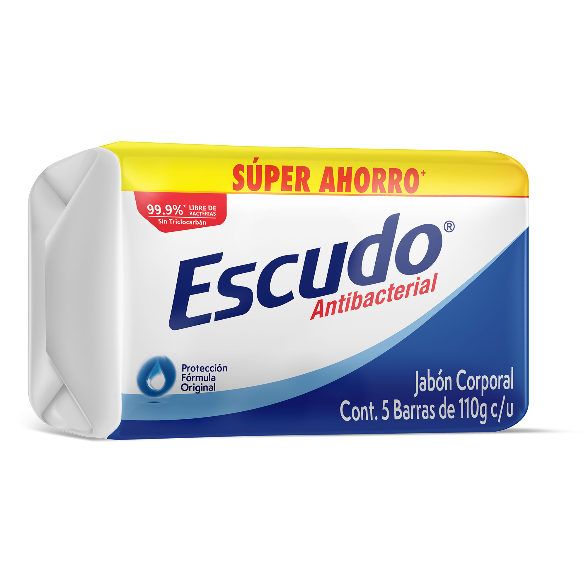 Jabon Antibacterial 110gr Escudo 5.0 Pza