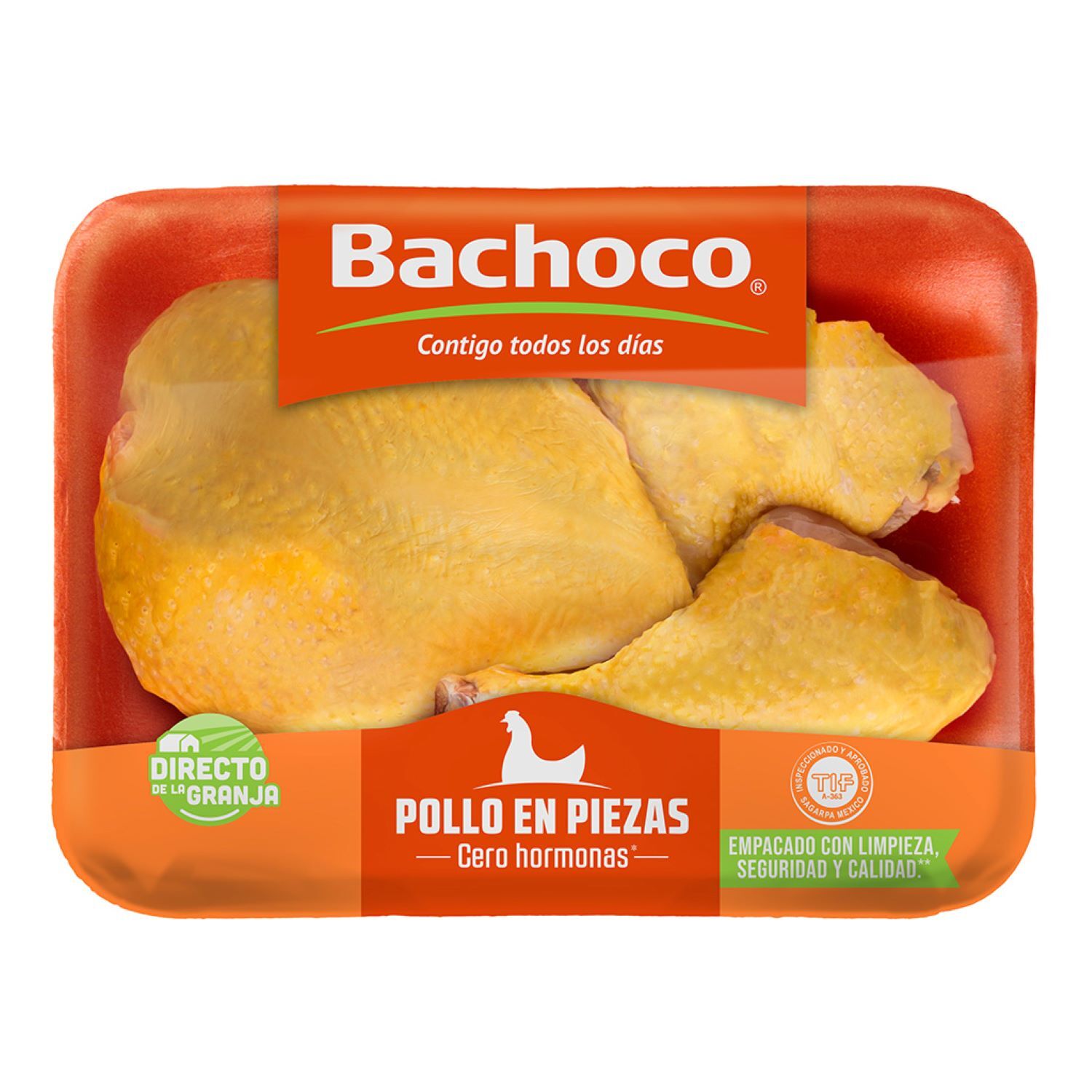 Medios Pollos Bachoco 1.0 Kg