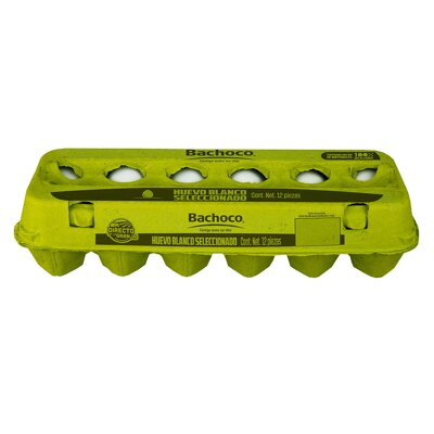 Huevo Blanco Bachoco 12 Pza