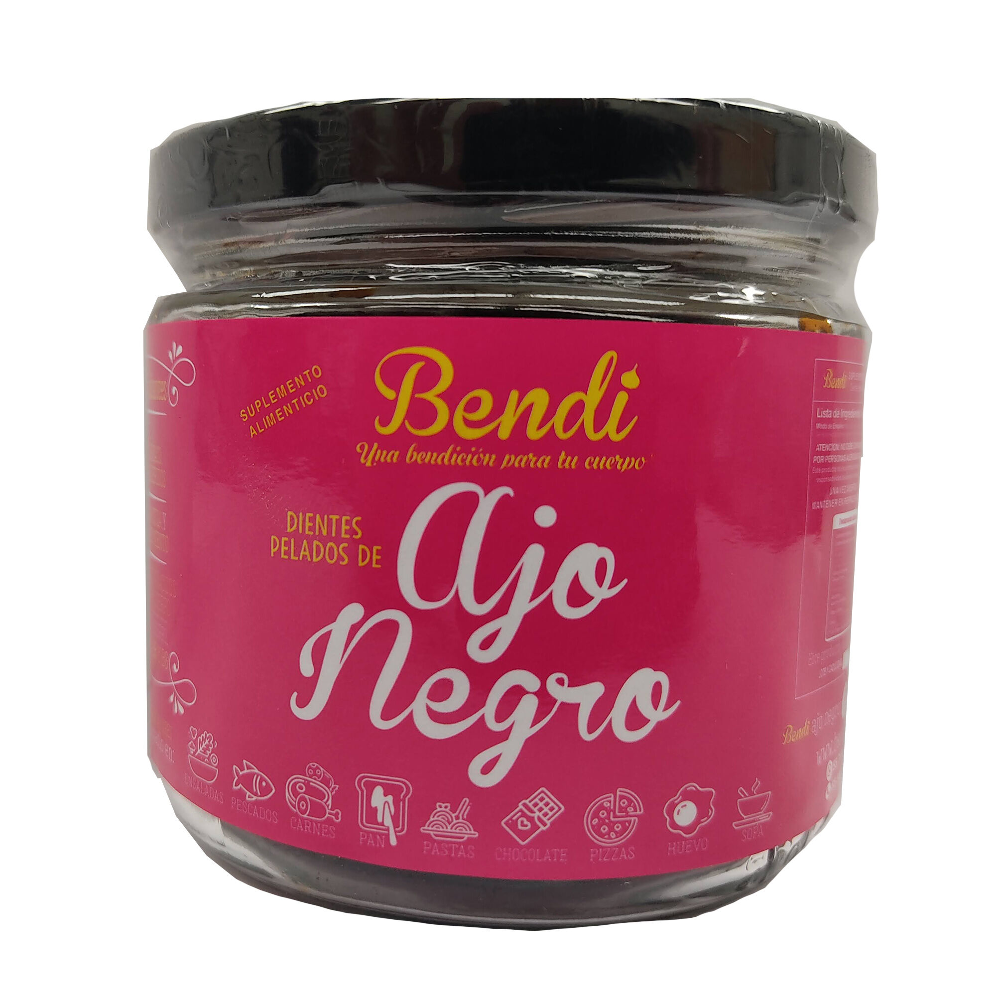 Ajo Negro Diente Pelado Bendi 170.0 Gr