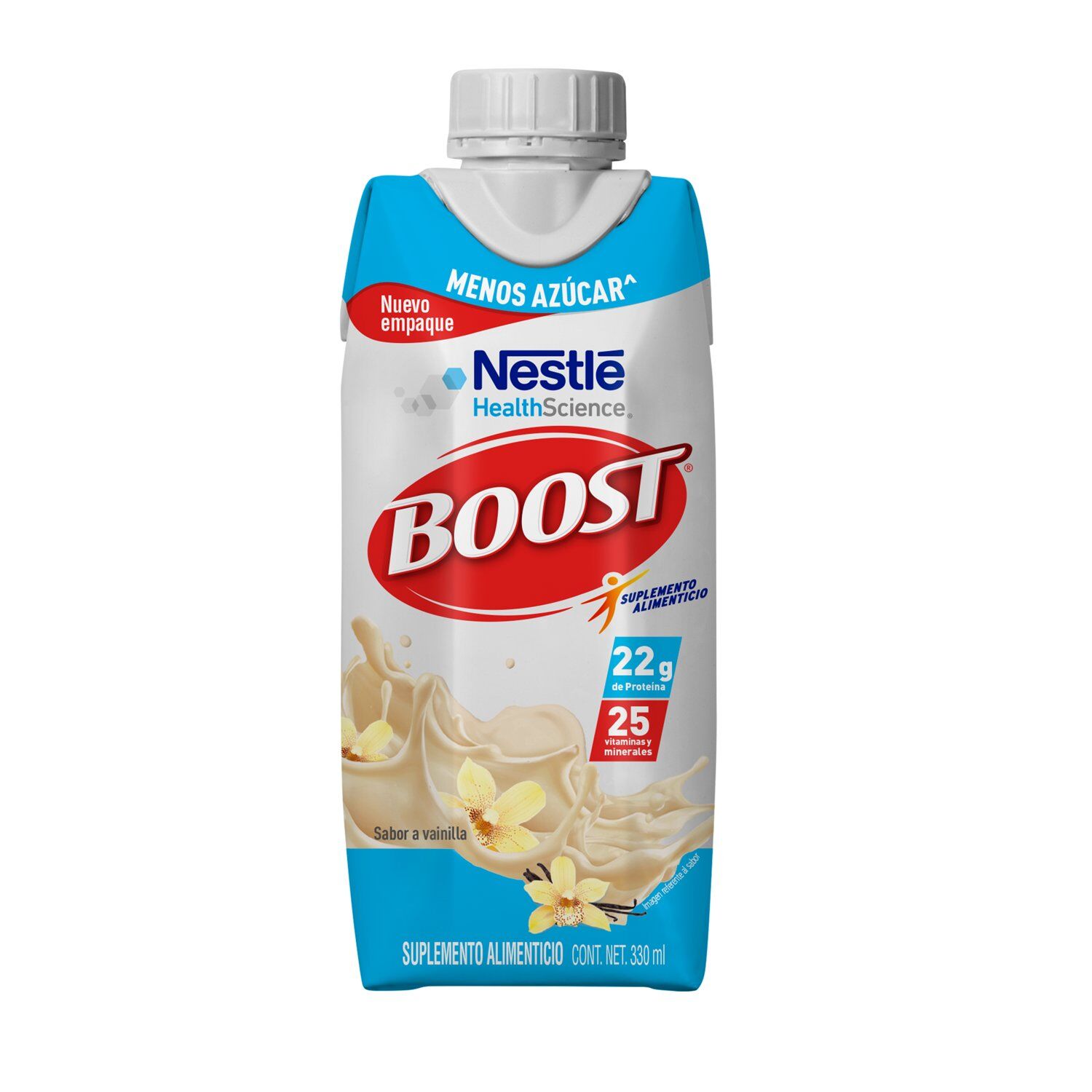 Supl Alimenticio Less Sugar Vainilla Boost 330.0 Ml