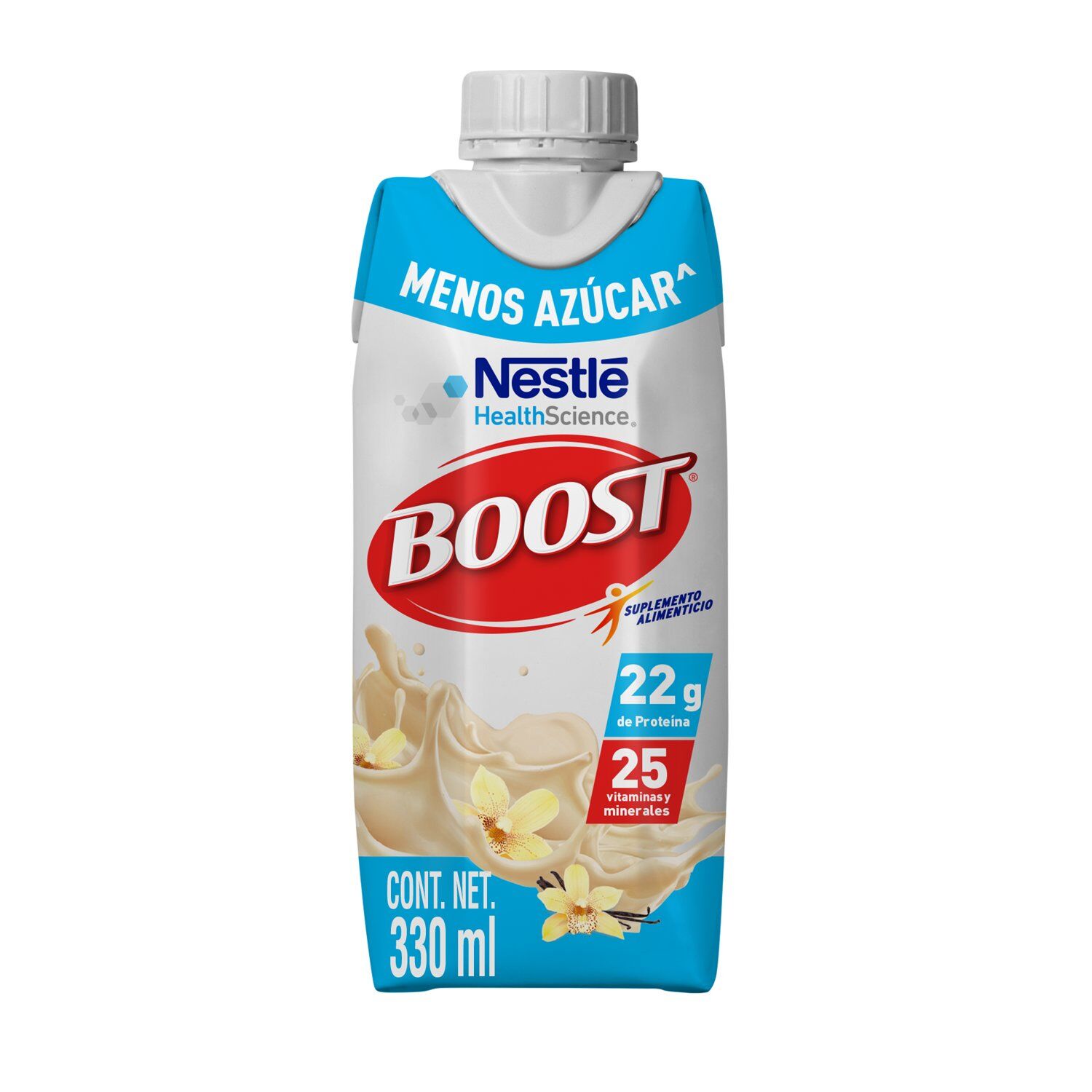 Supl Alimenticio Less Sugar Vainilla Boost 330.0 Ml