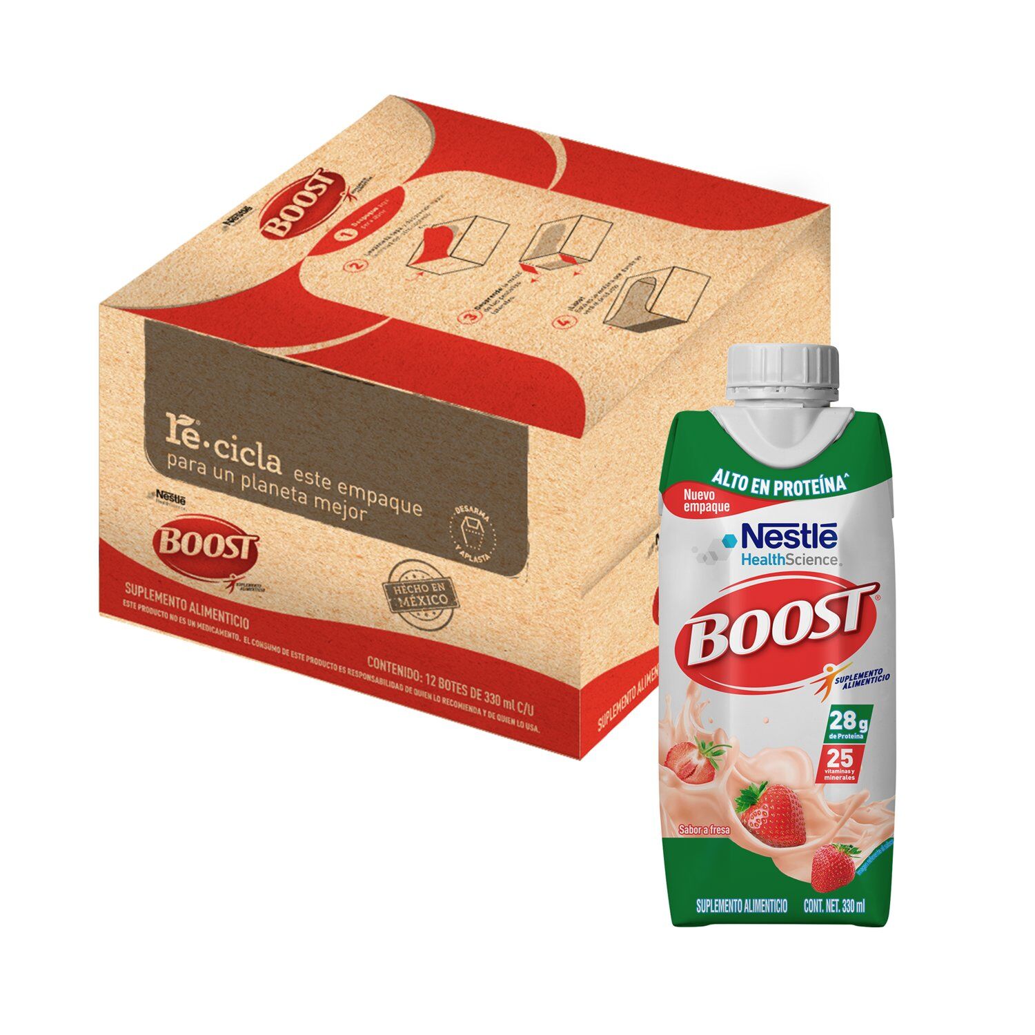 Boost High Protein Strawberry Boost 330.0 Ml