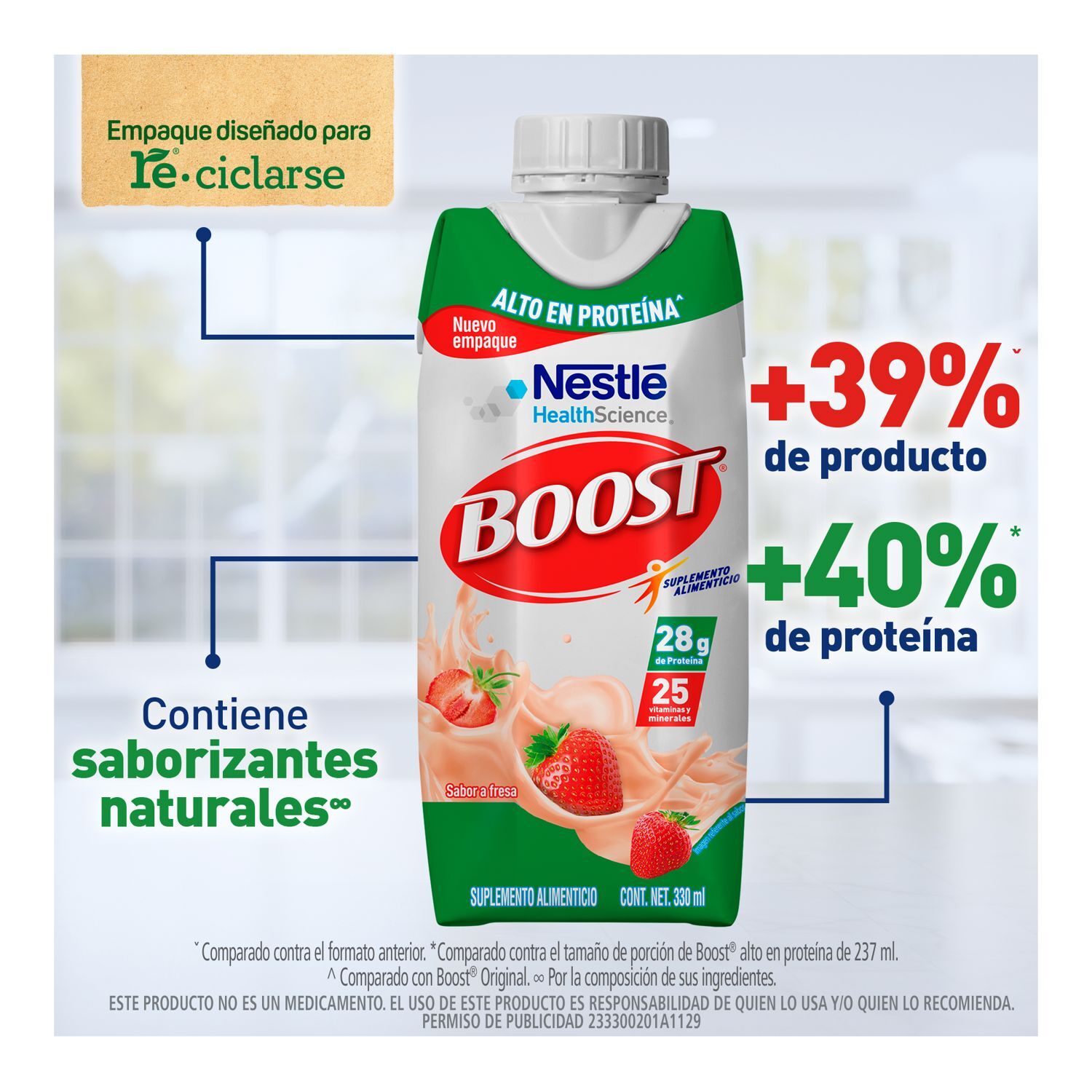 Boost High Protein Strawberry Boost 330.0 Ml