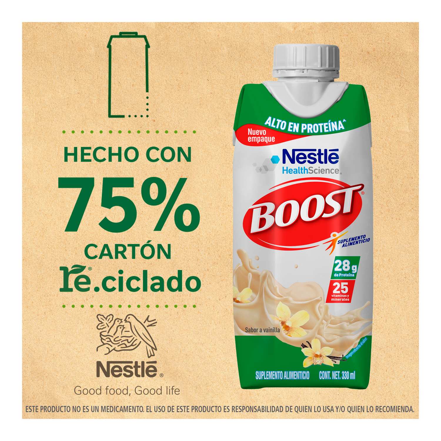 Boost High Protein Vainilla Boost 330.0 Ml
