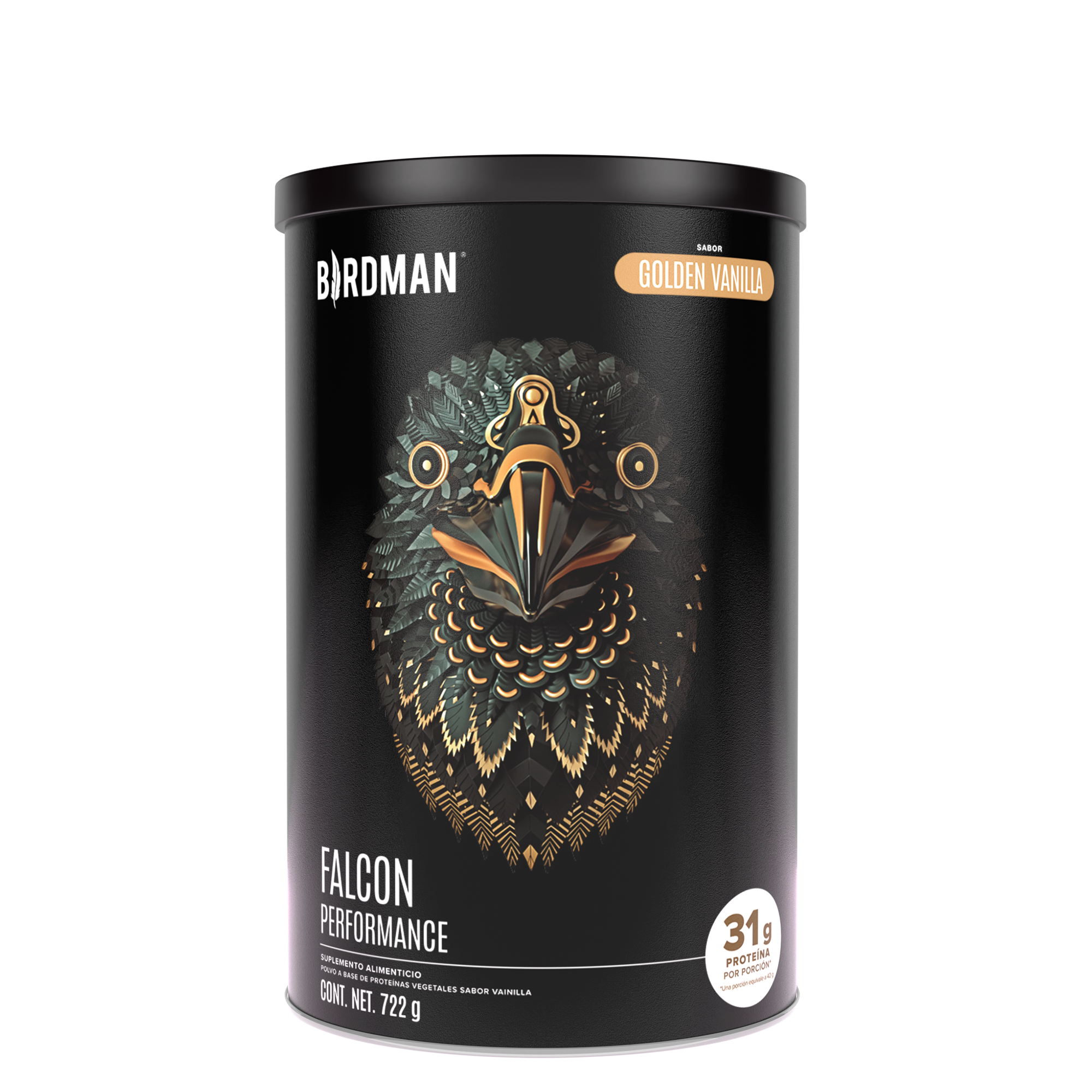 Proteina Vegetal Golden Vainilla Birdman 722.0 Gr