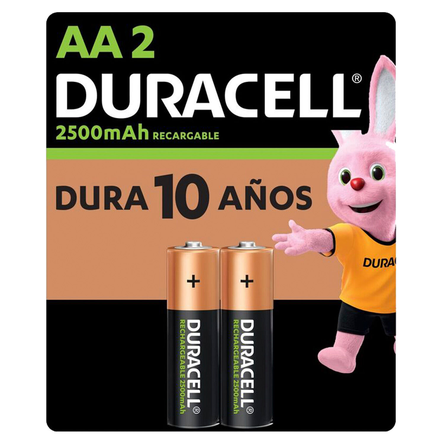 Pila Aa Recargable Duracell 2.0 Pza