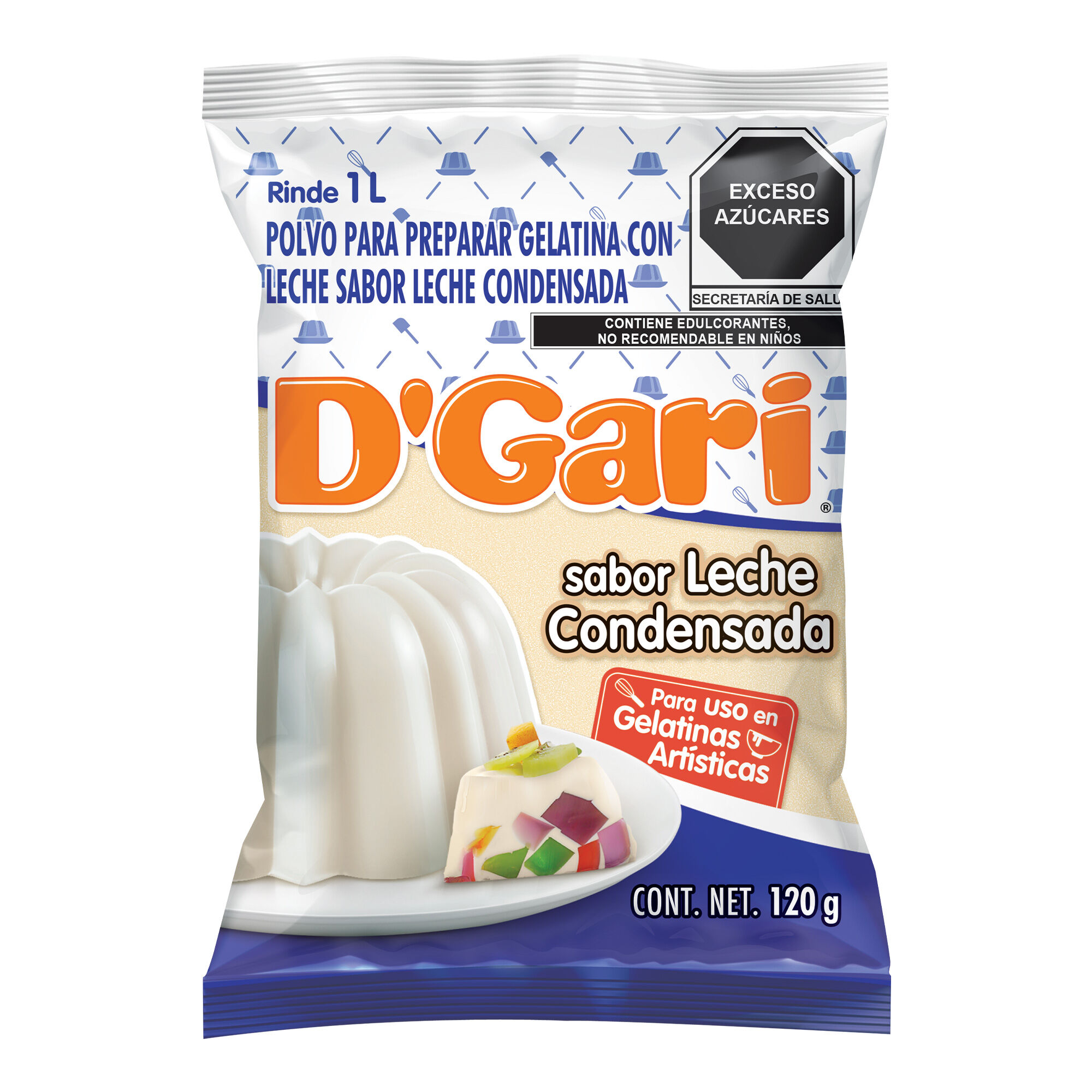 Gelatina Leche Condensada Dgari 120.0 Gr