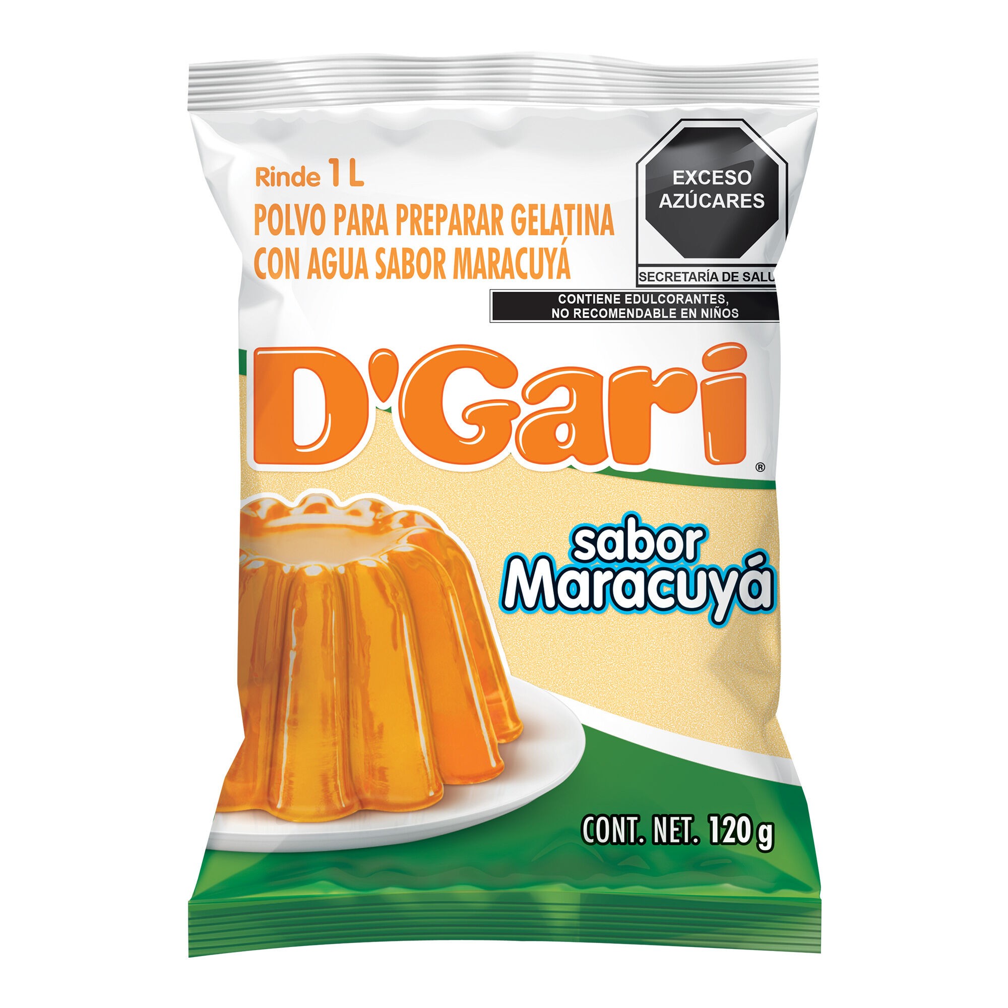 Gelatina Maracuya Dgari 120.0 Gr