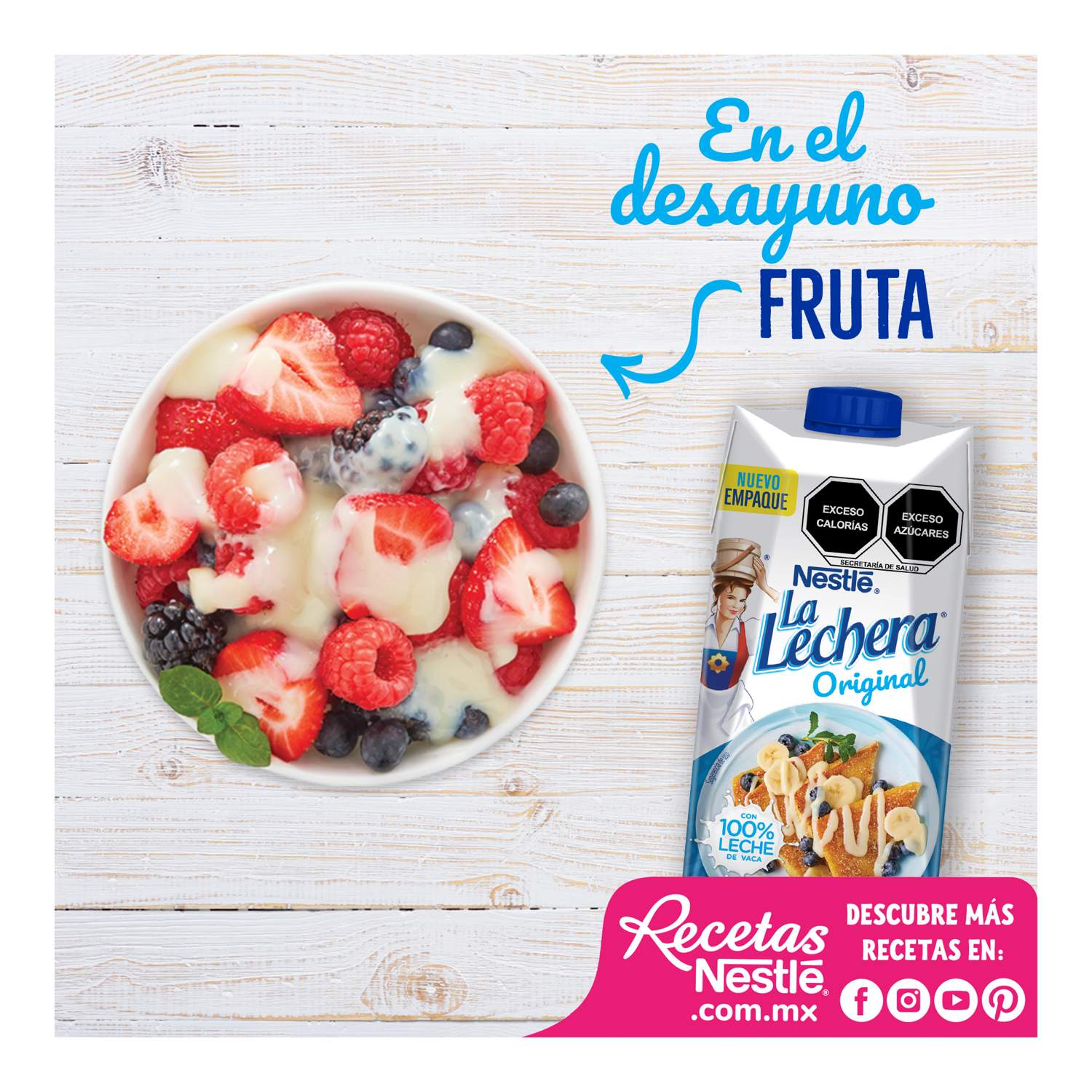 Leche Condensada Nestlé La Lechera Cartón 430g