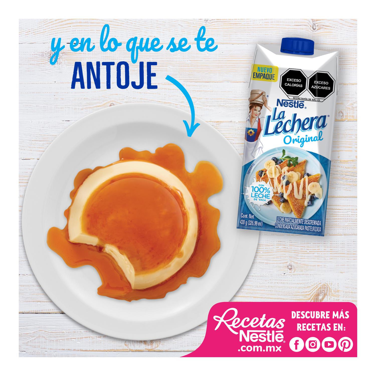 Leche Condensada Nestlé La Lechera Cartón 430g