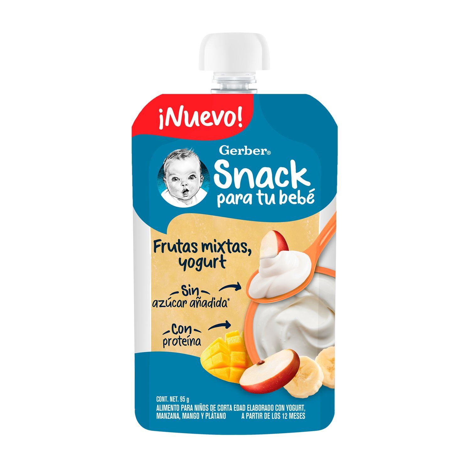 Junior Pouch Frutas Mixtas Gerber 96.0 Gr