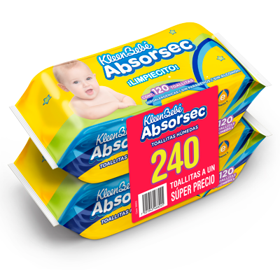 Toallitas Humedas Absorsec 2.0 Pack