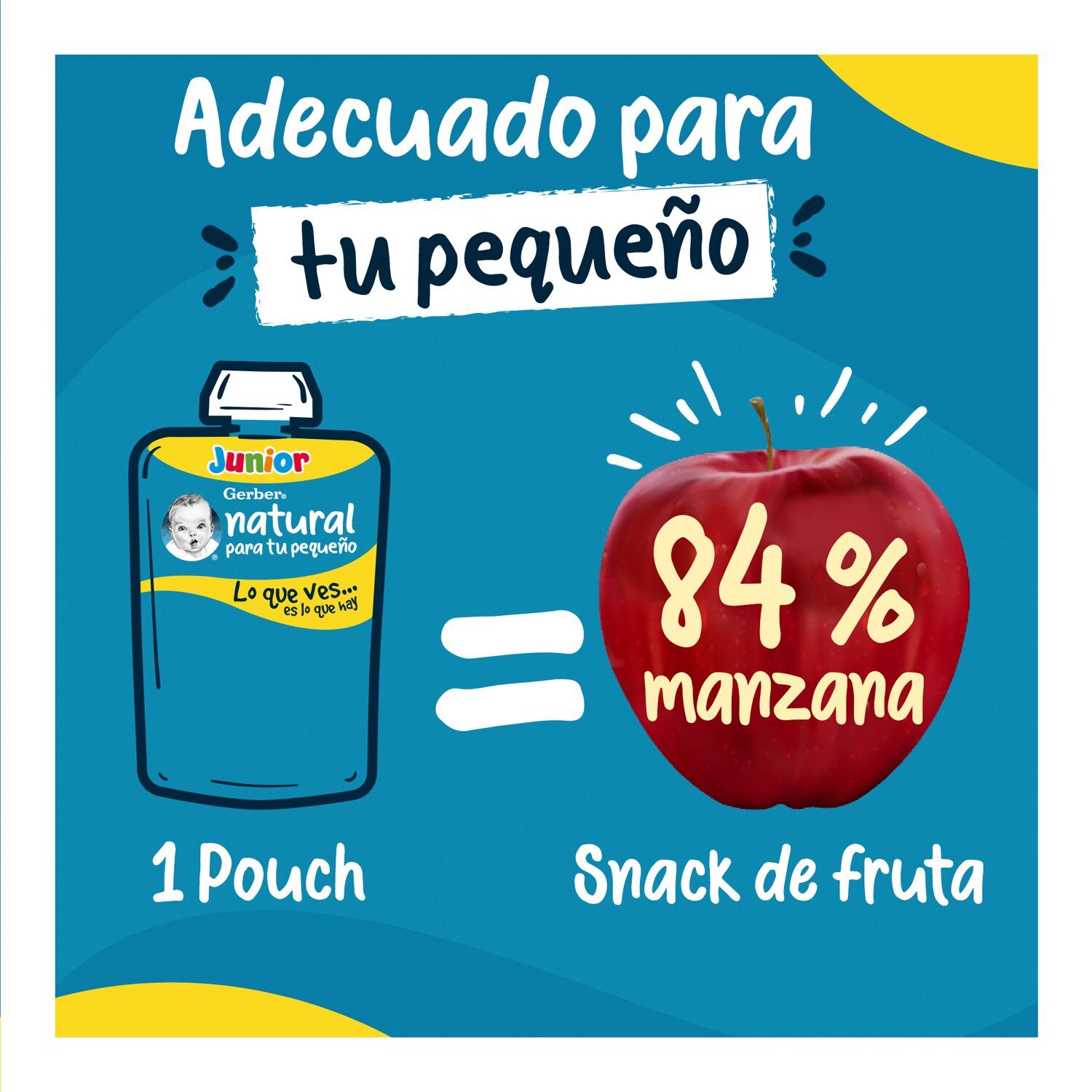 Pouch Junior Manzana Gerber 118.0 Gr