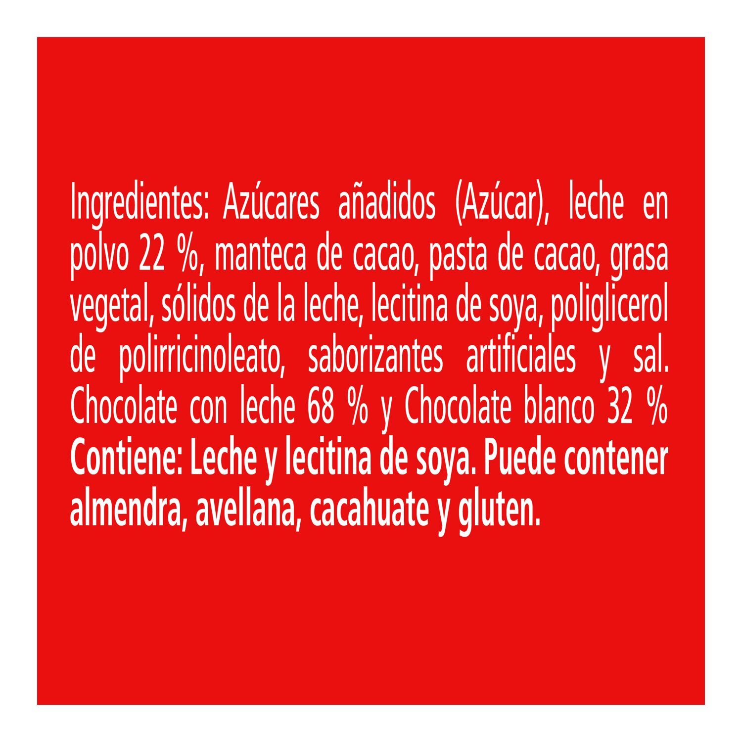 Choco Lacteo Carlos V 17.0 Gr