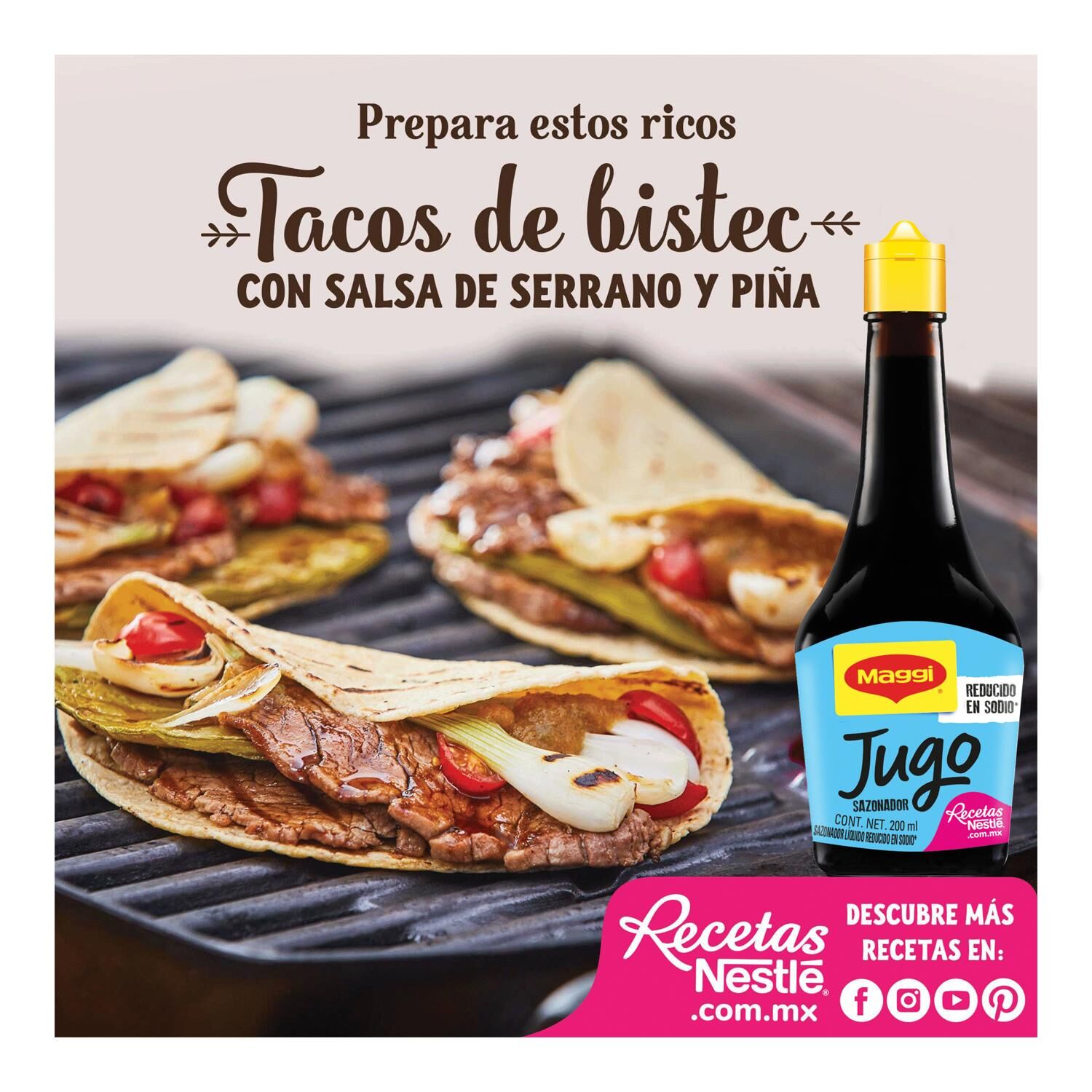 Jugo Sazonador Maggi Reducido En Sodio 200ml