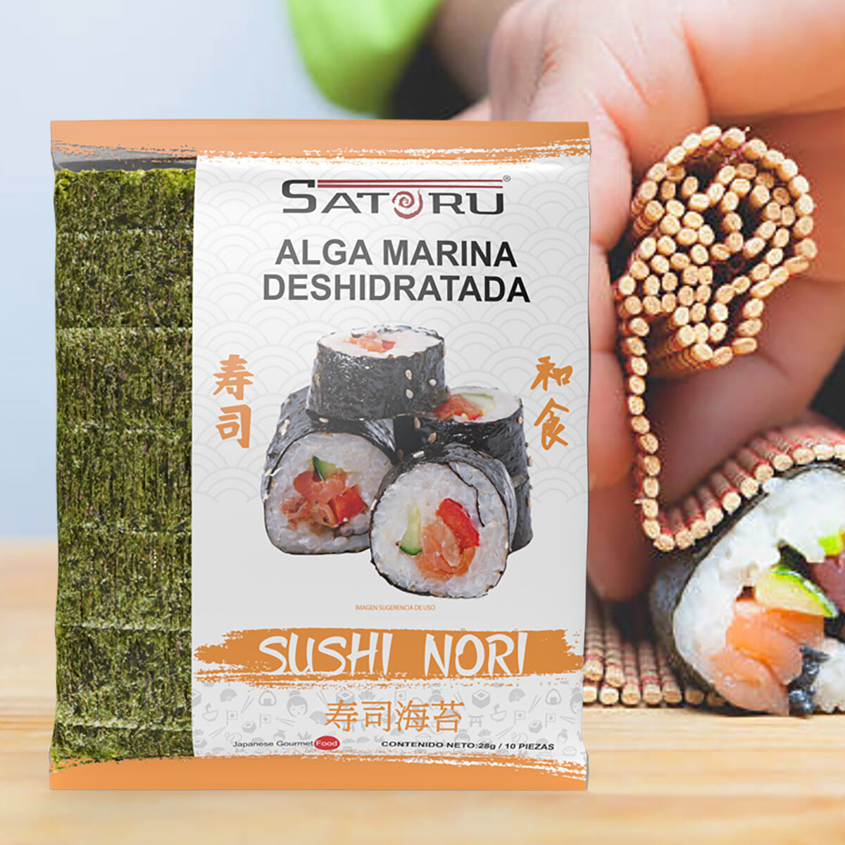 Alga Nori Para Sushi Satoru 28 G