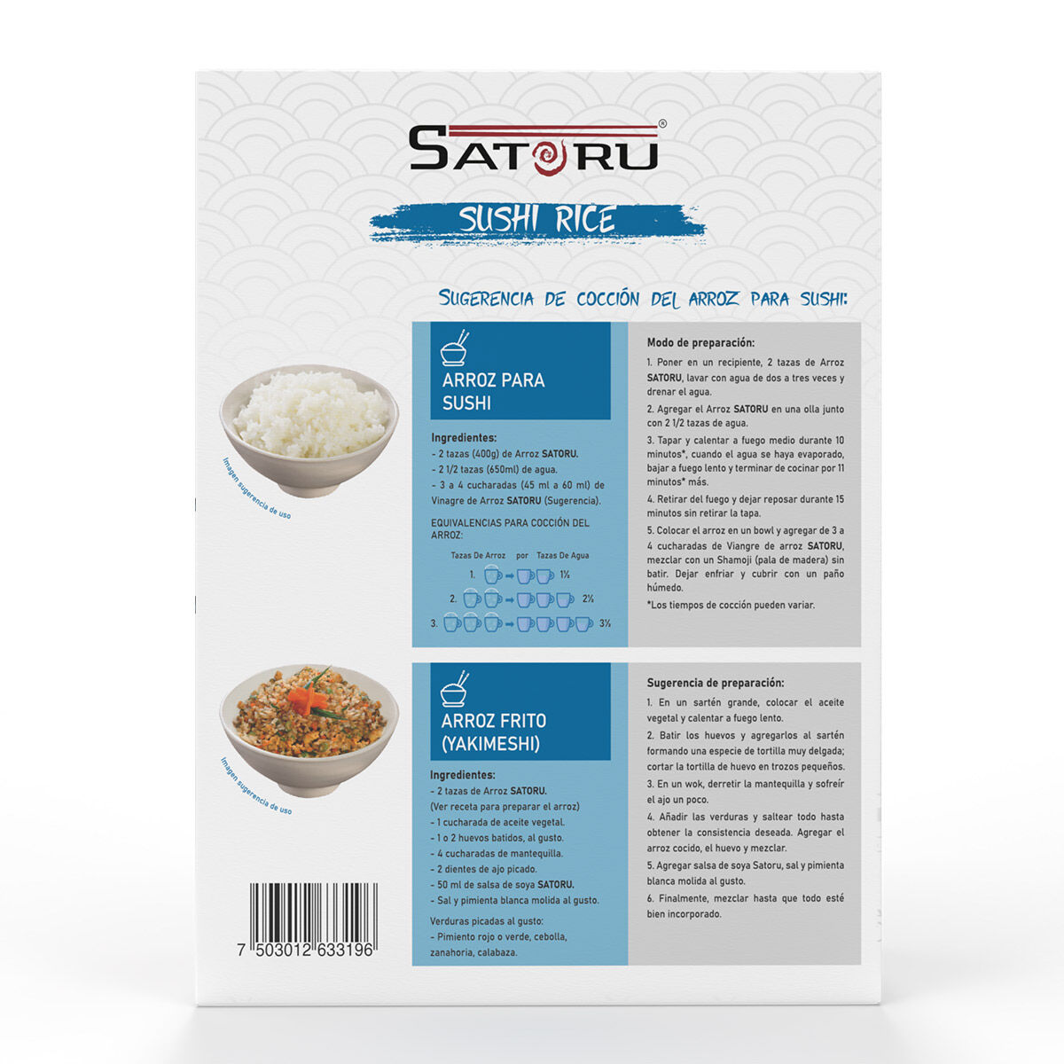 Arroz Para Sushi Satoru 700 Gr