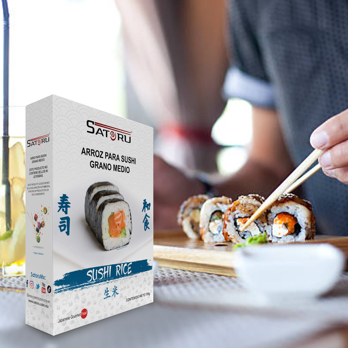 Arroz Para Sushi Satoru 700 Gr