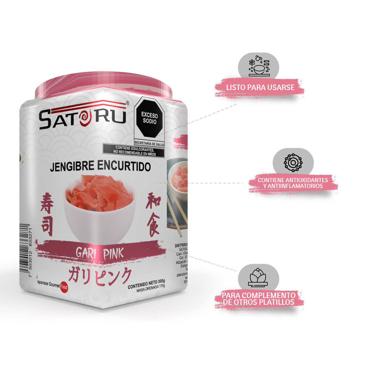 Jengibre Preparado Satoru 300.0 Gr