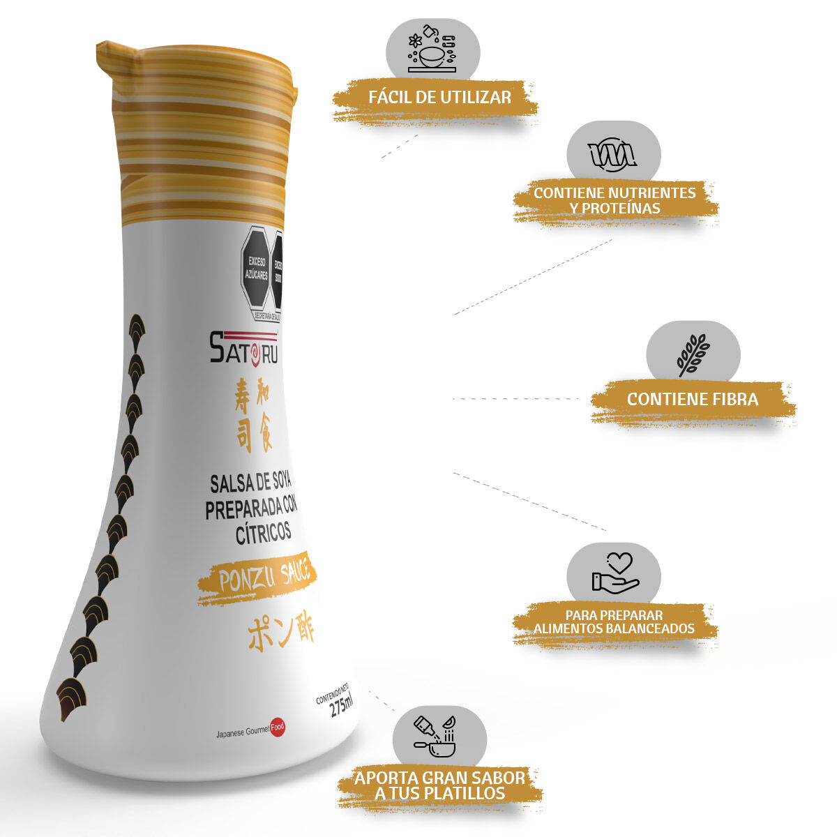 Salsa Preparada Ponzu Satoru 275.0 Ml