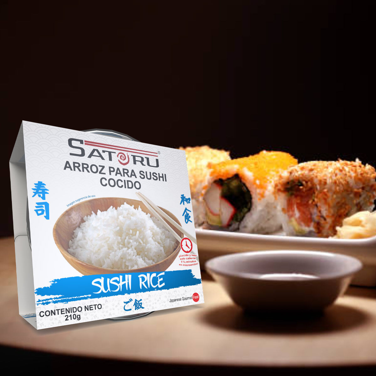Arroz Instantaneo Sushi Satoru 210gr