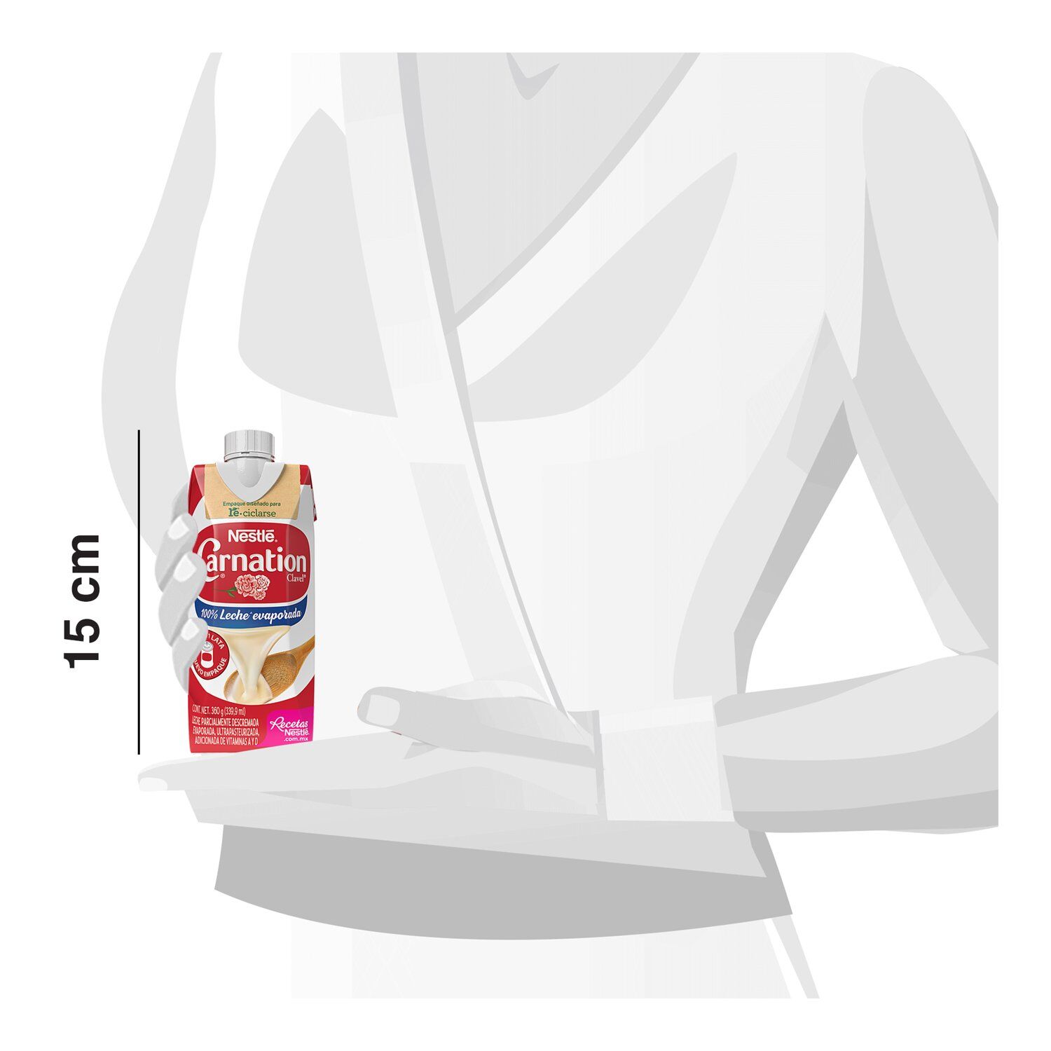 Leche Evaporada Nestlé Carnation Clavel Original 360g