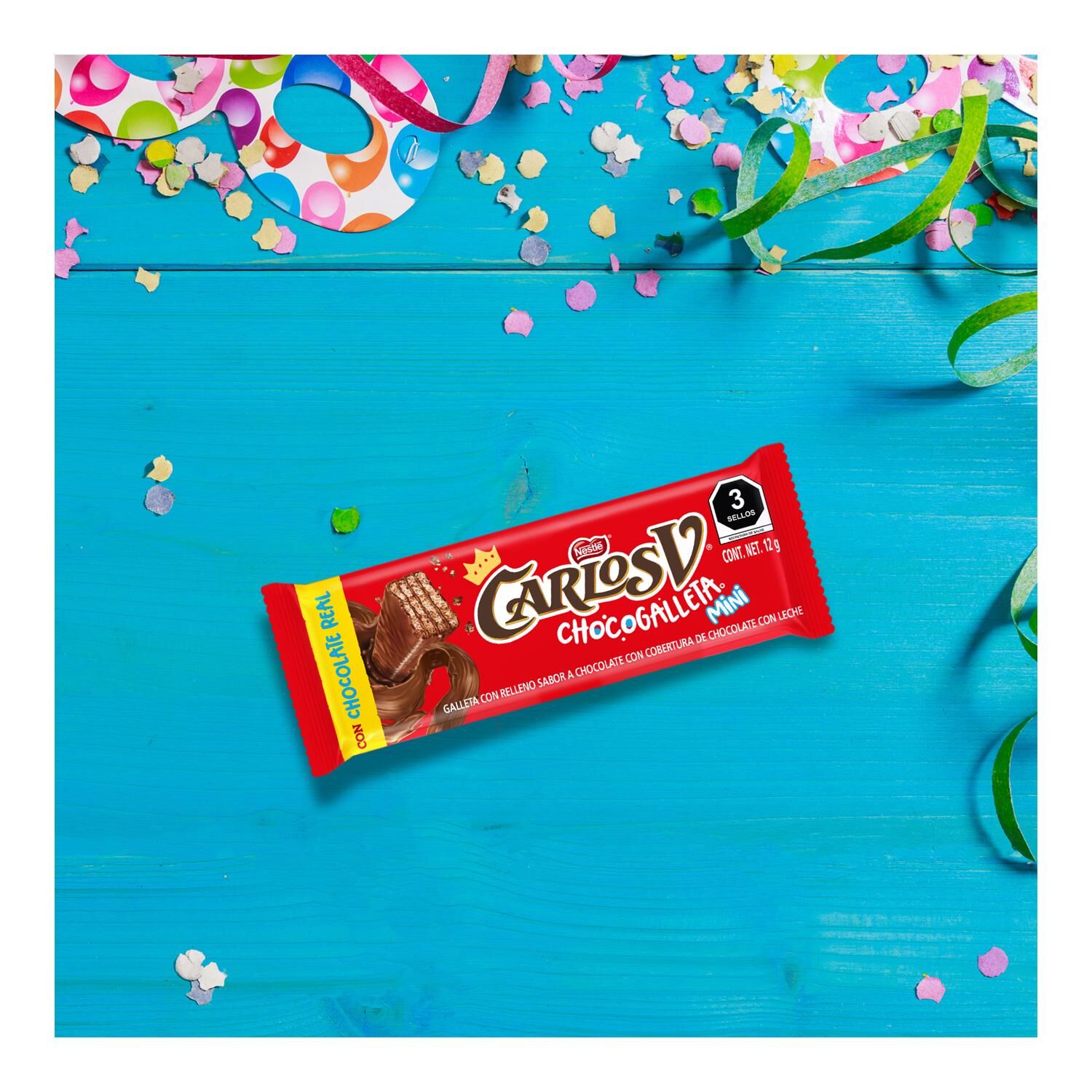 Bolsa De Choco Galleta Carlos V Nestle 9.0 Pza