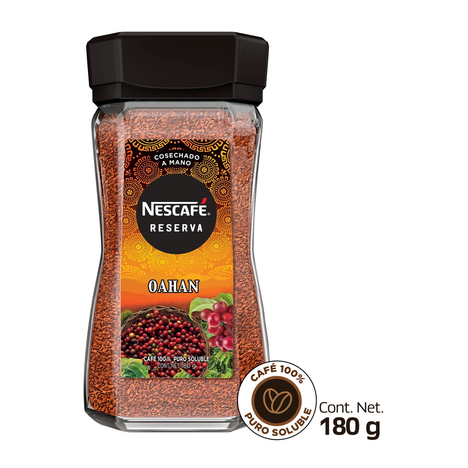 Café Soluble Nescafé Reserva Oahan Frasco 180g