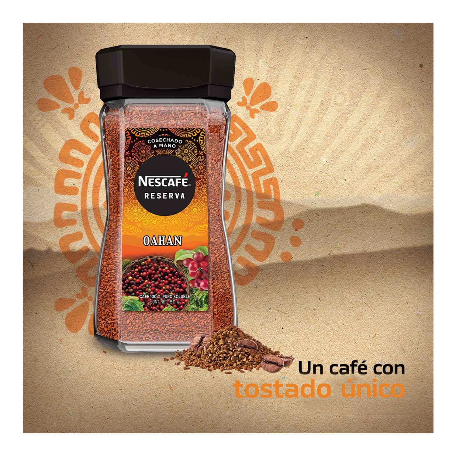 Café Soluble Nescafé Reserva Oahan Frasco 180g