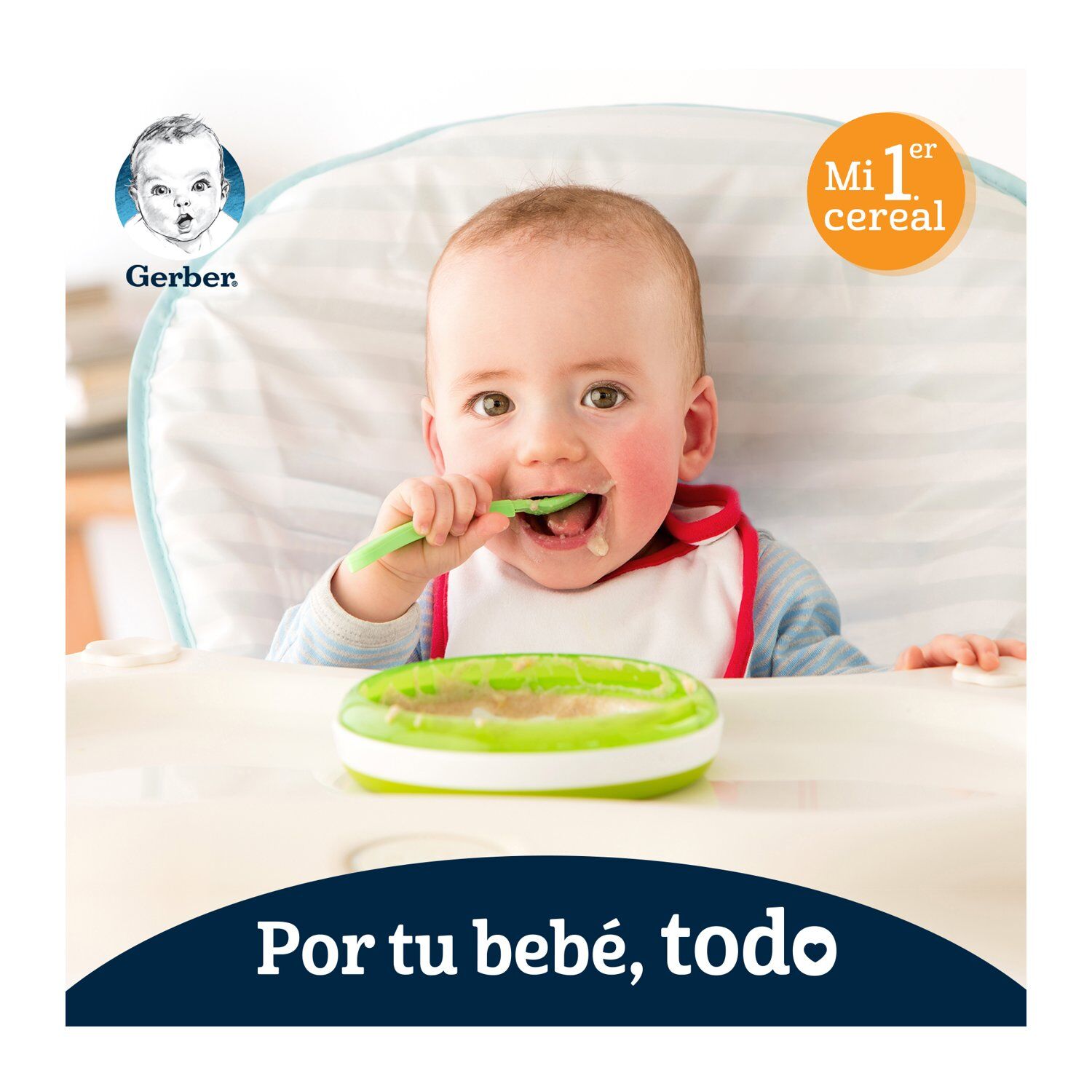 Cereal Infantil Gerber Para Lactantes Arroz 270g