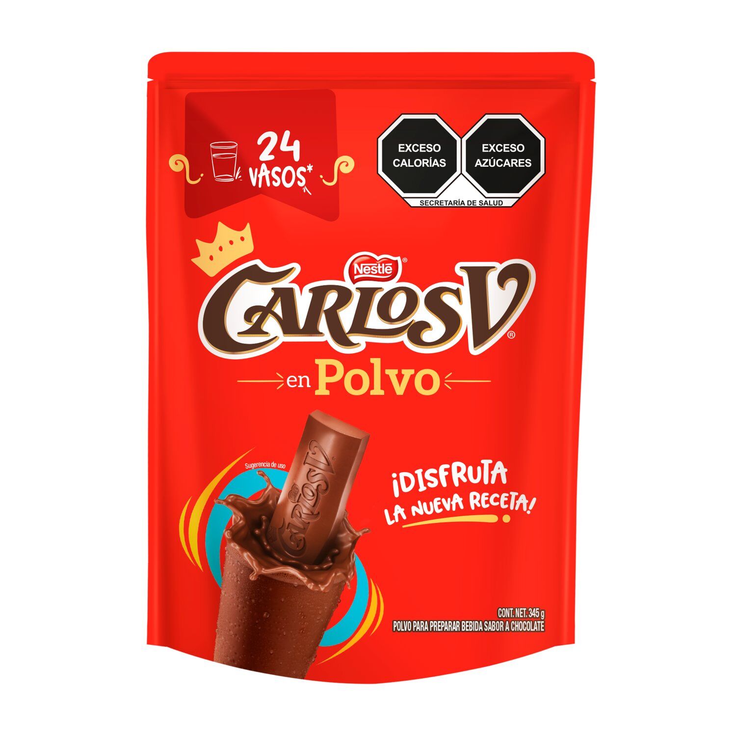 Chocolate Carlos V Nestle 345.0 Gr
