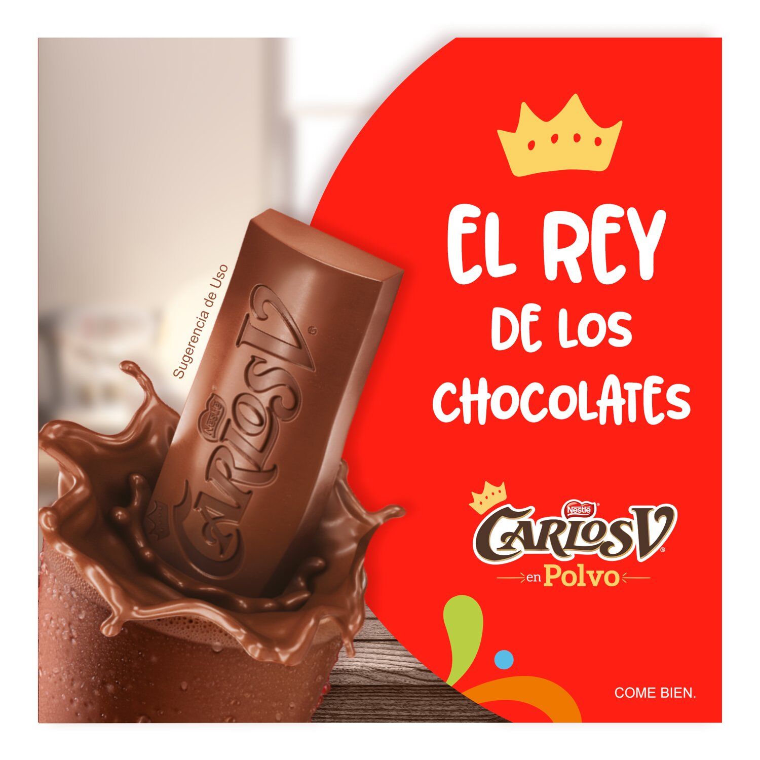 Chocolate Carlos V Nestle 345.0 Gr
