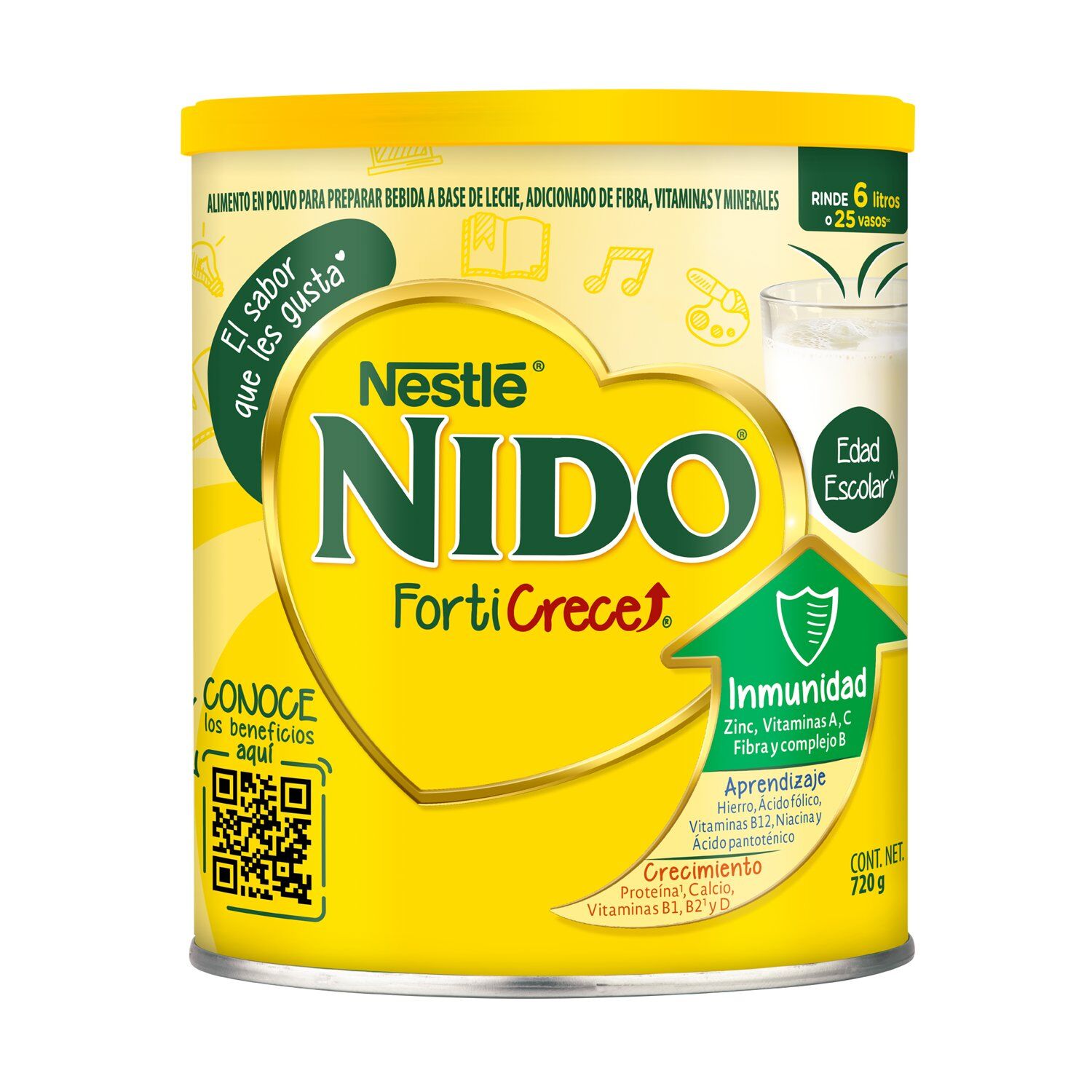 Alimento Lacteo Forticrece Nido 720.0 Gr