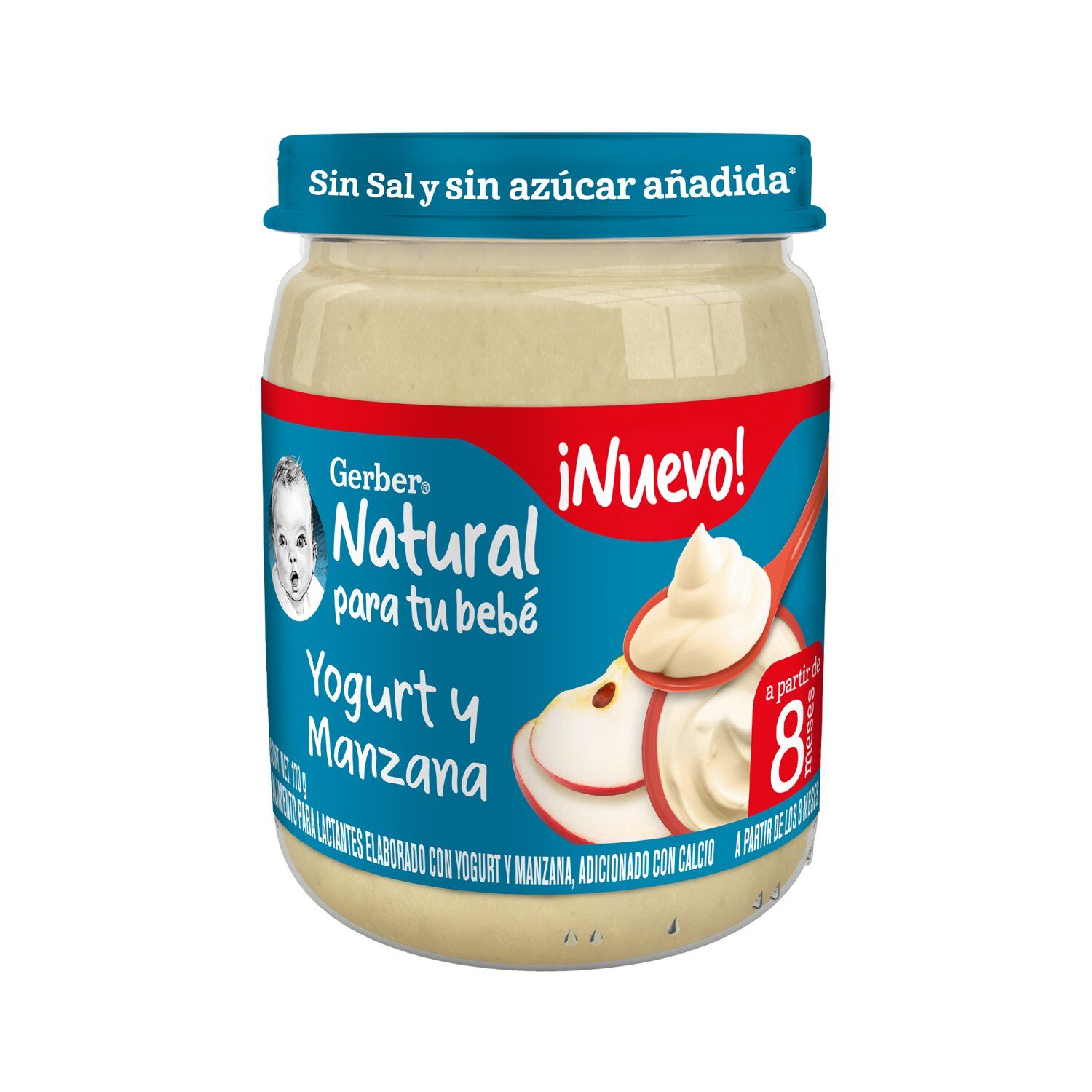 Yogurt Manzana 3er Etapa Gerber 170.0 Gr