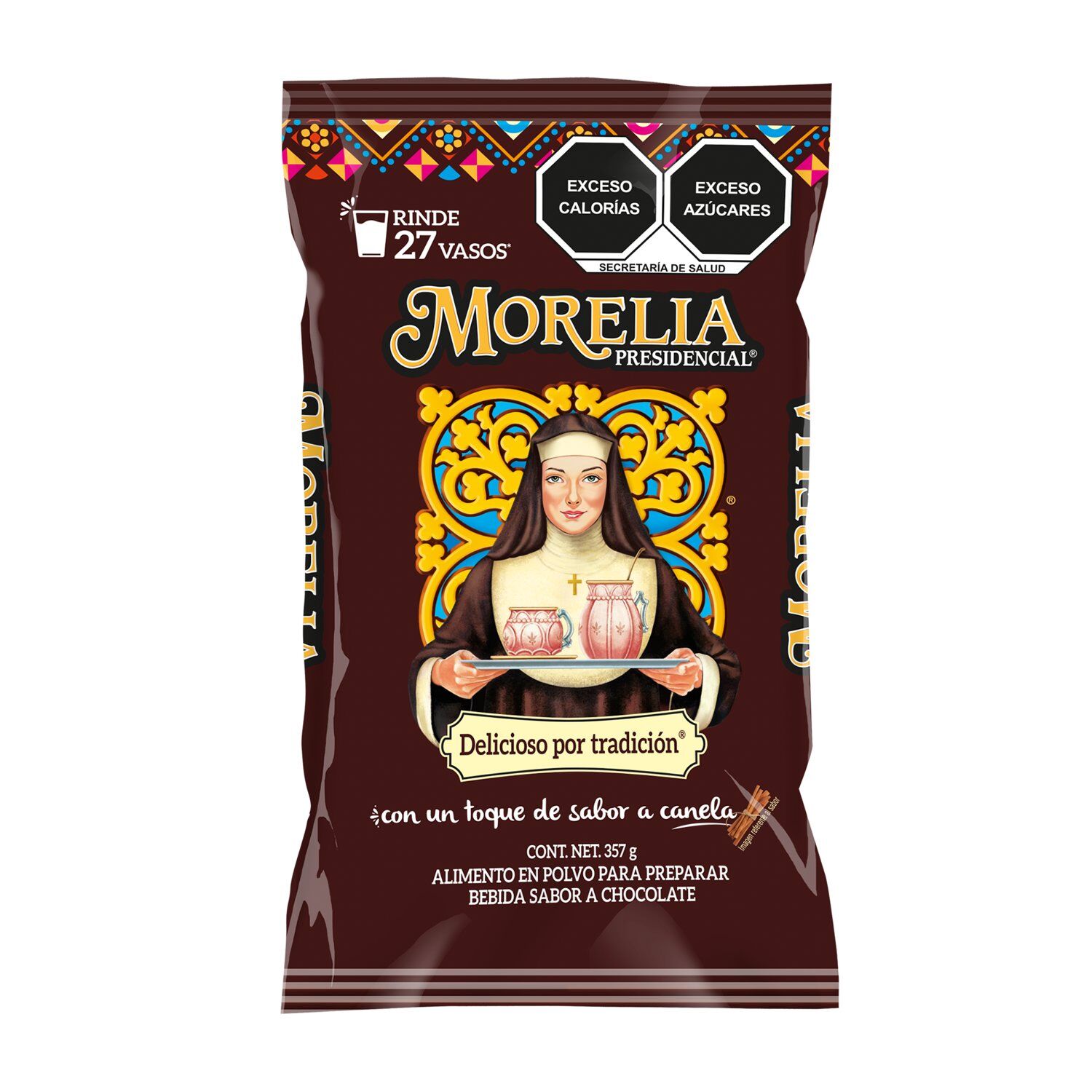 Chocolate En Polvo Bolsa Morelia 357.0 Gr