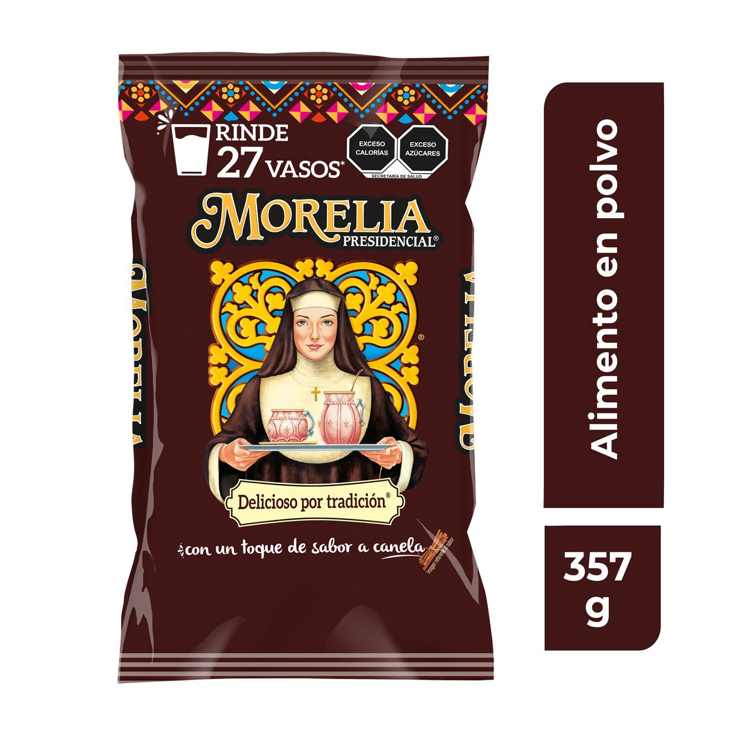 Chocolate En Polvo Bolsa Morelia 357.0 Gr