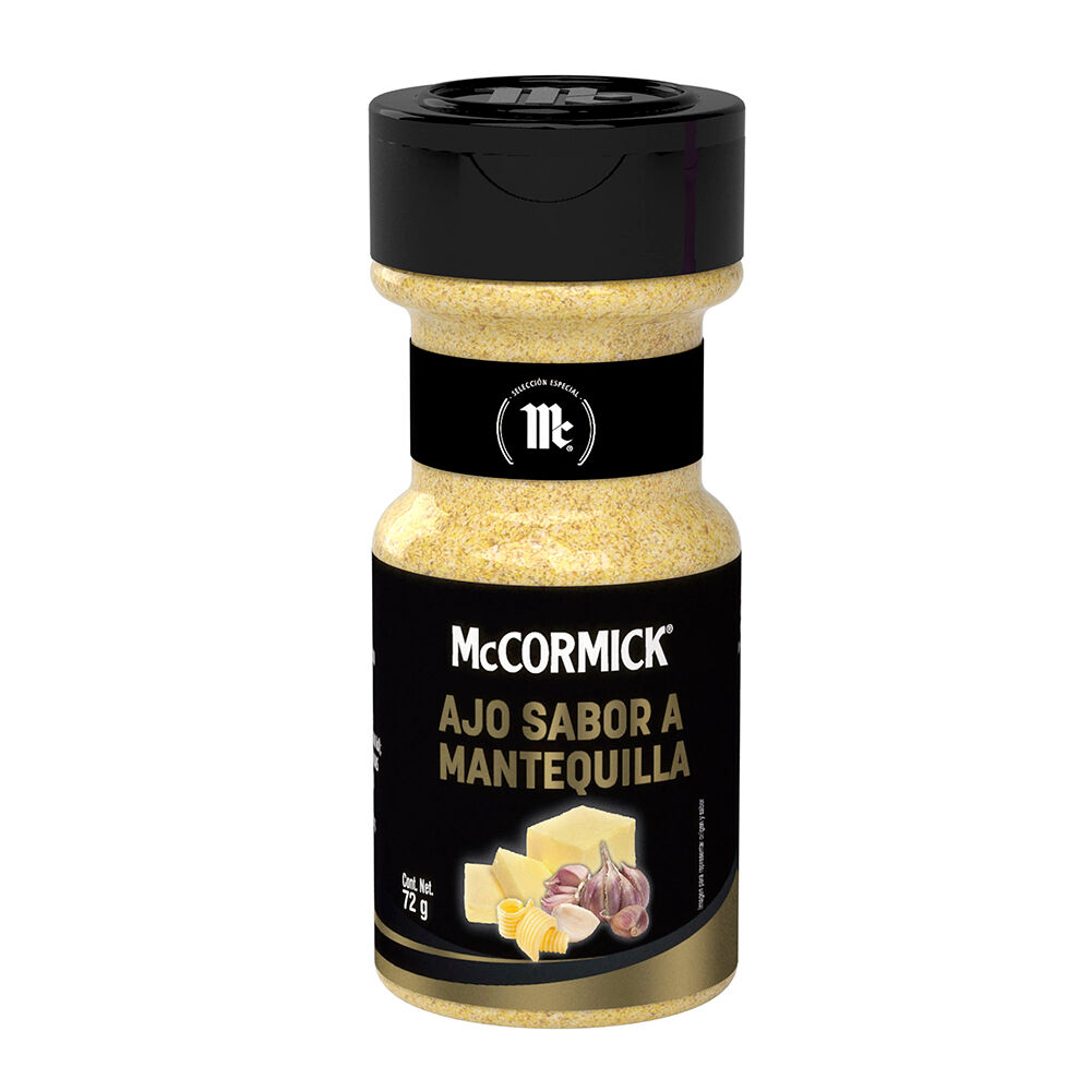 Especias Sabor Ajo Mantequilla Mc Cormick 72.0 Gr