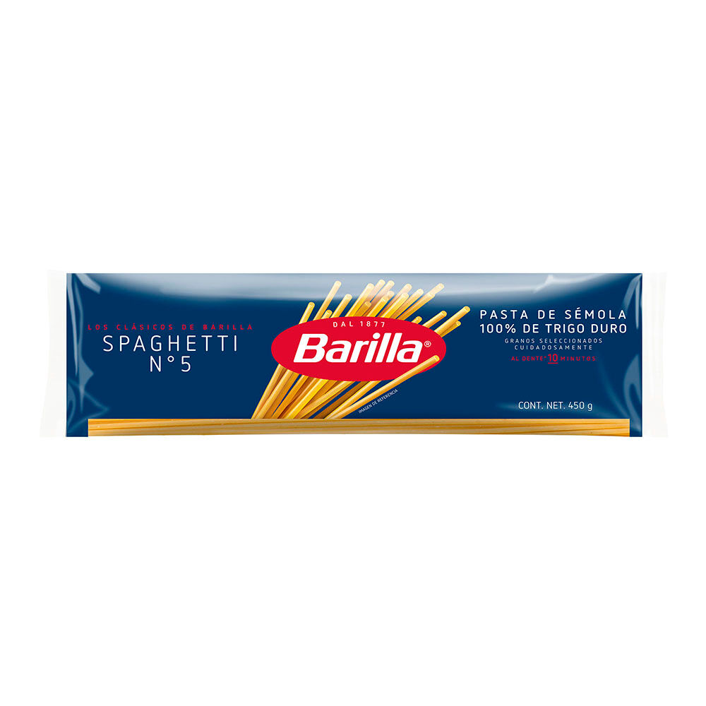 Pasta Spaghetti #5 Barilla 450.0 Gr