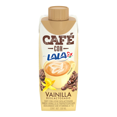 Cafe Con Leche Deslactosado Y Vainilla Lala 330.0 Ml