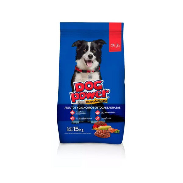 Comida P/perro Dog Power 15.0 Kg