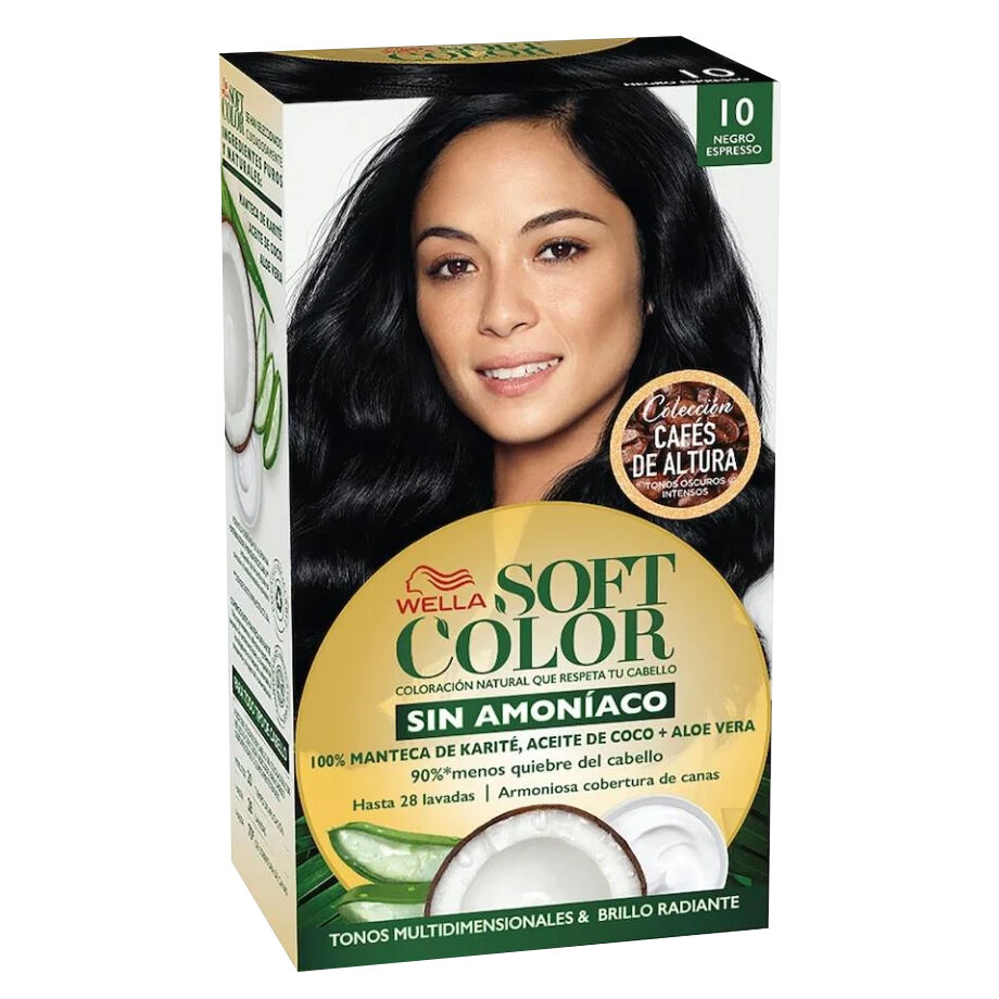 Tinte Para Cabello 10 Black Espresso Soft Color 1.0 Pz