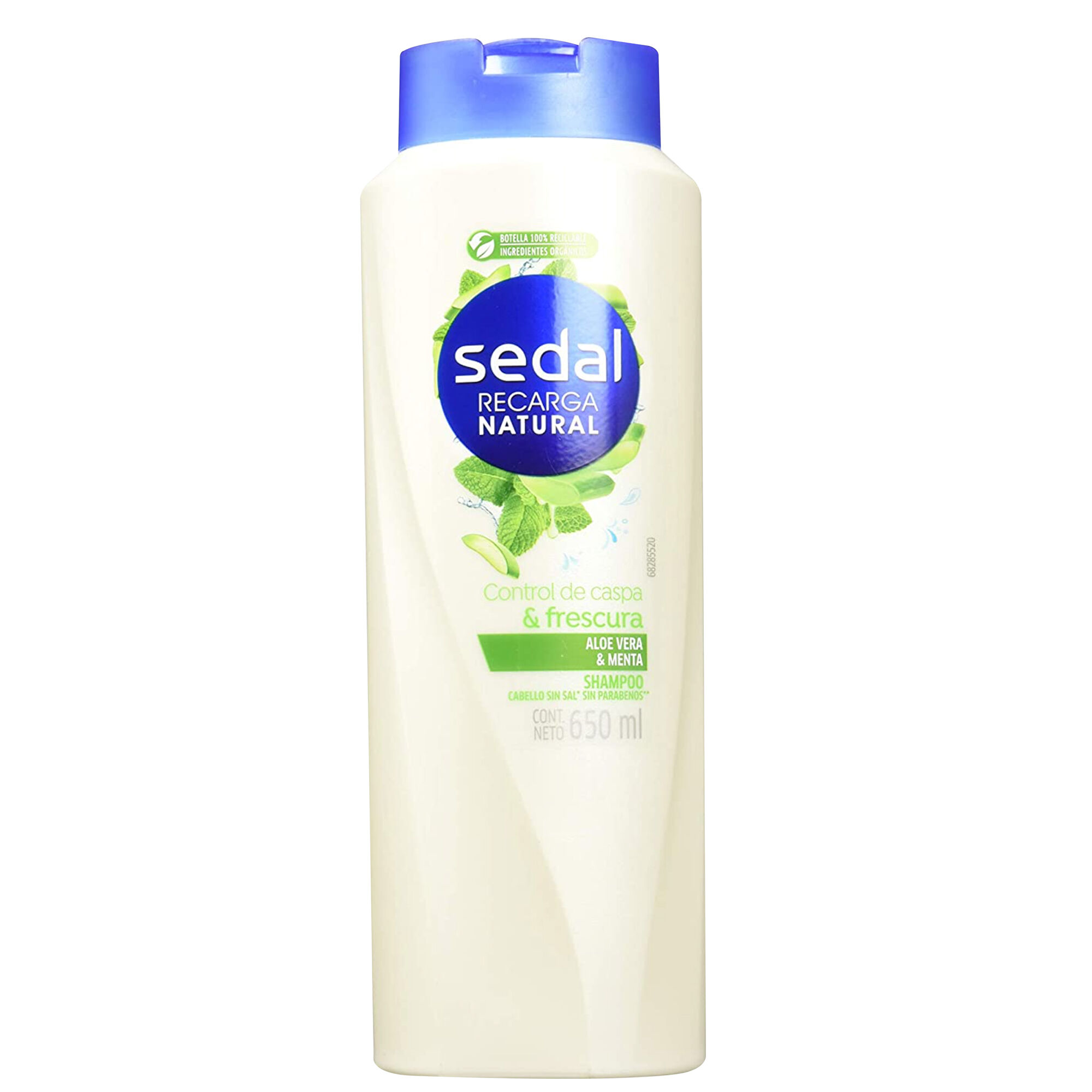 Shampoo 650/620 Ml Aloe Y Menta Sedal 650.0 Ml