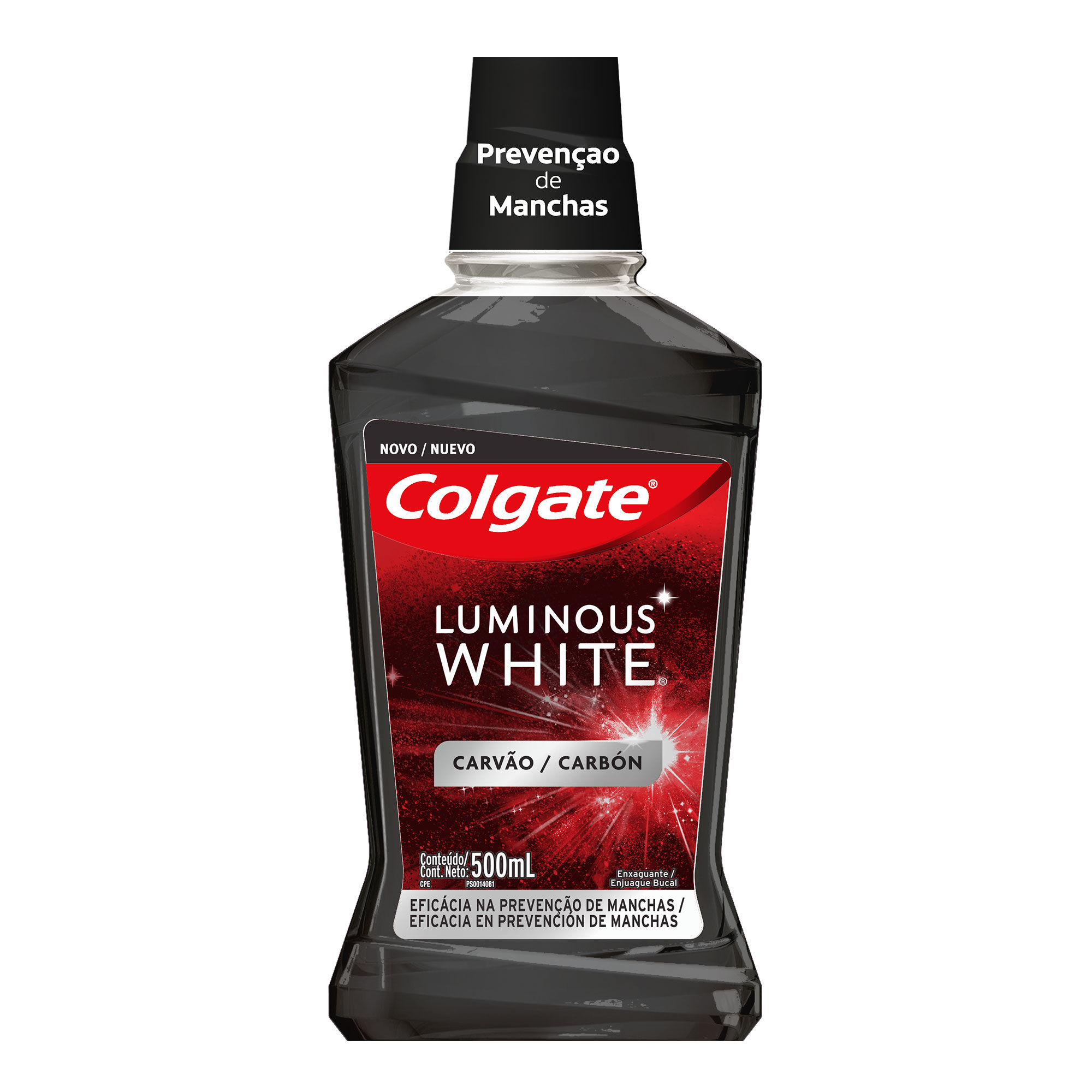 Enjuague Bucal Luminous White Charcoal Colgate 500.0 Ml