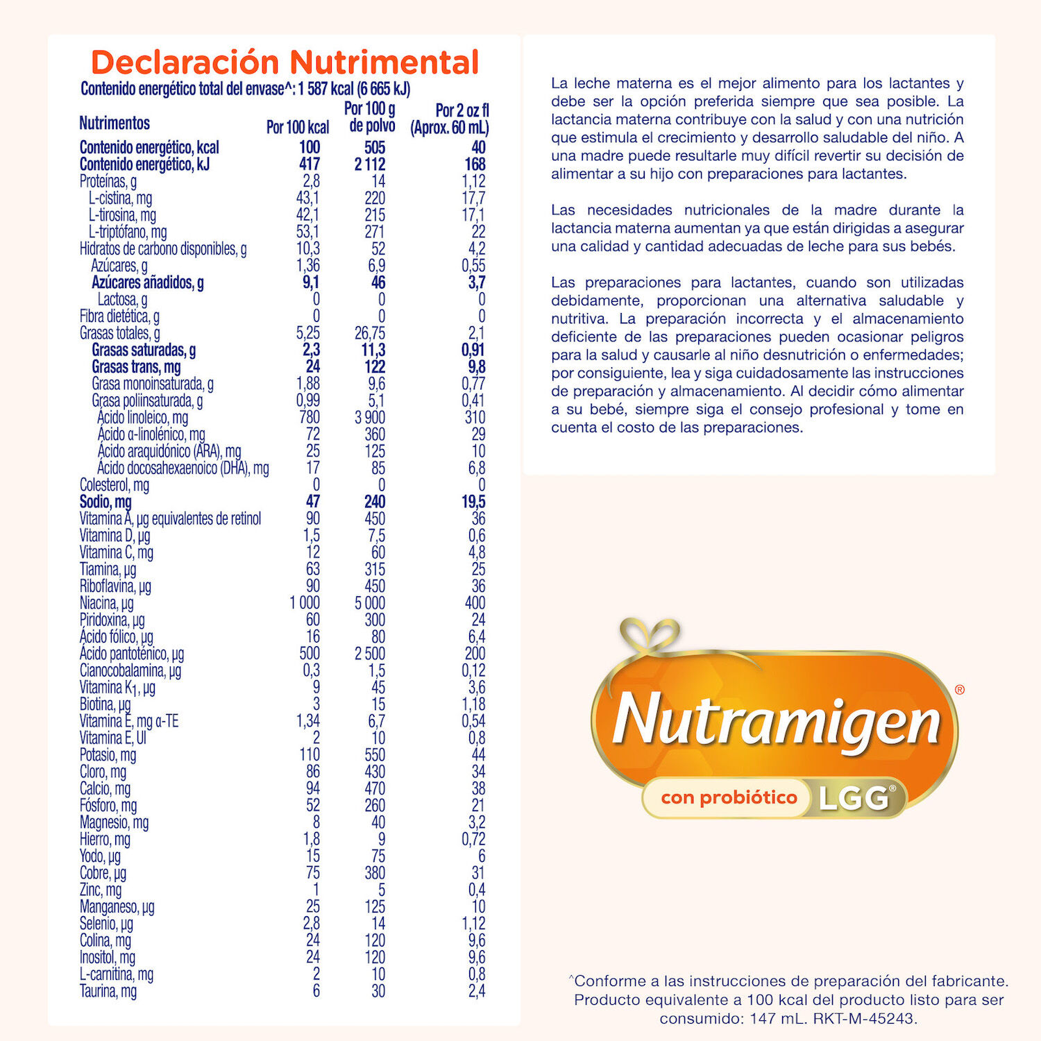 Formula Nutramigen 357.0 Gr