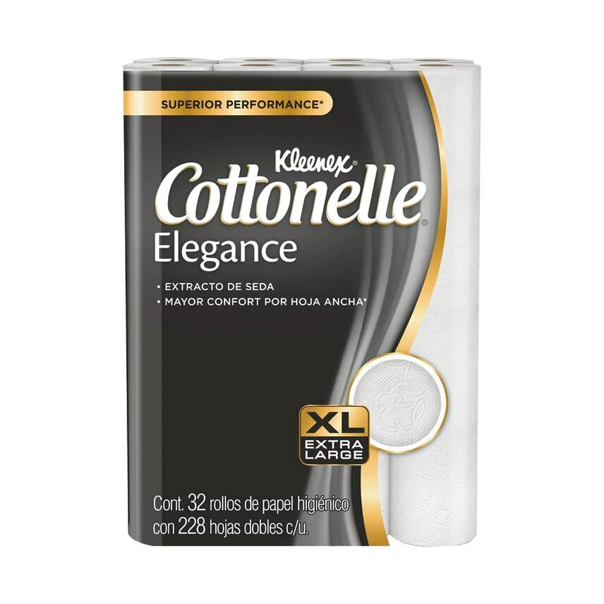 Papel Higienico Cottonelle Elegance Kleenex 32.0 Pza