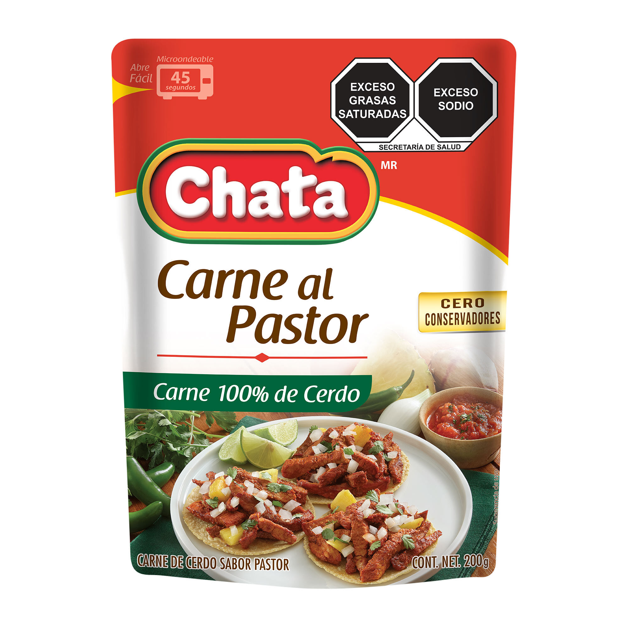 Pouch Carne Al Pastor Chata 200.0 Gr