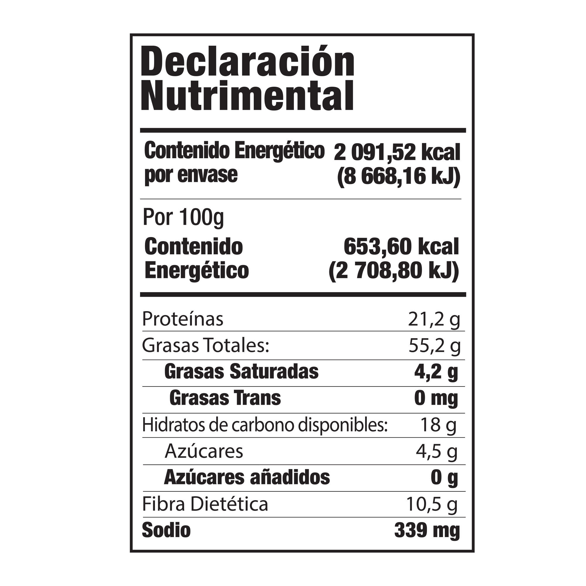 Almendras Naturales Con Sal Max Select 320.0 Gr