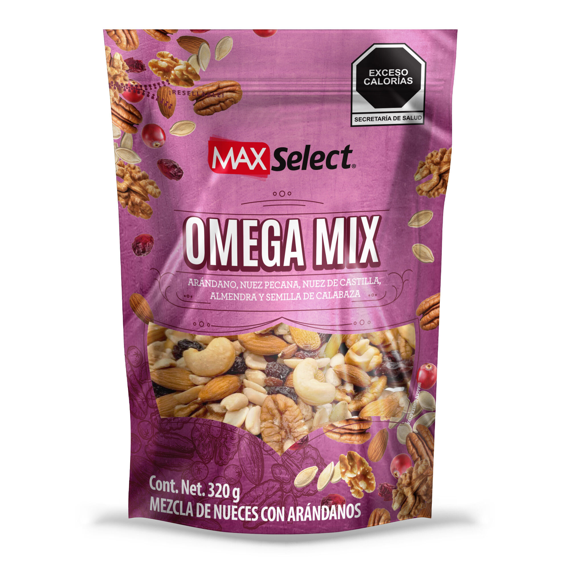 Mix Nueces Omega Max Select 320.0 Gr